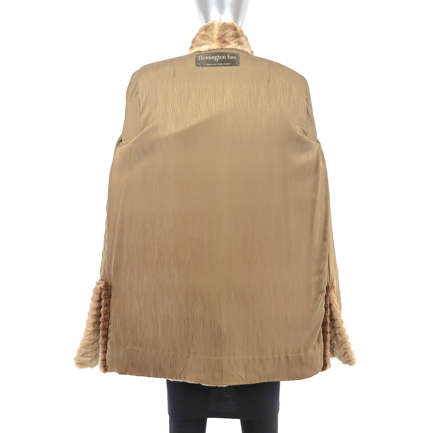 Sheared Beaver Coat- Size M