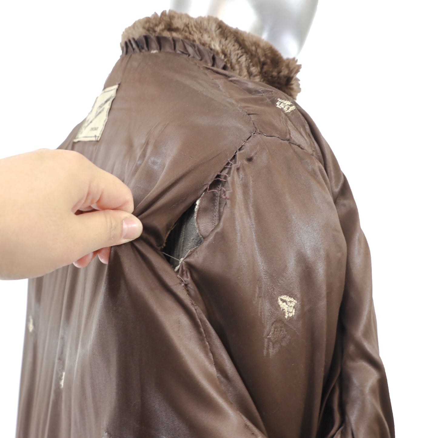 Sheared Beaver Coat- Size XXL