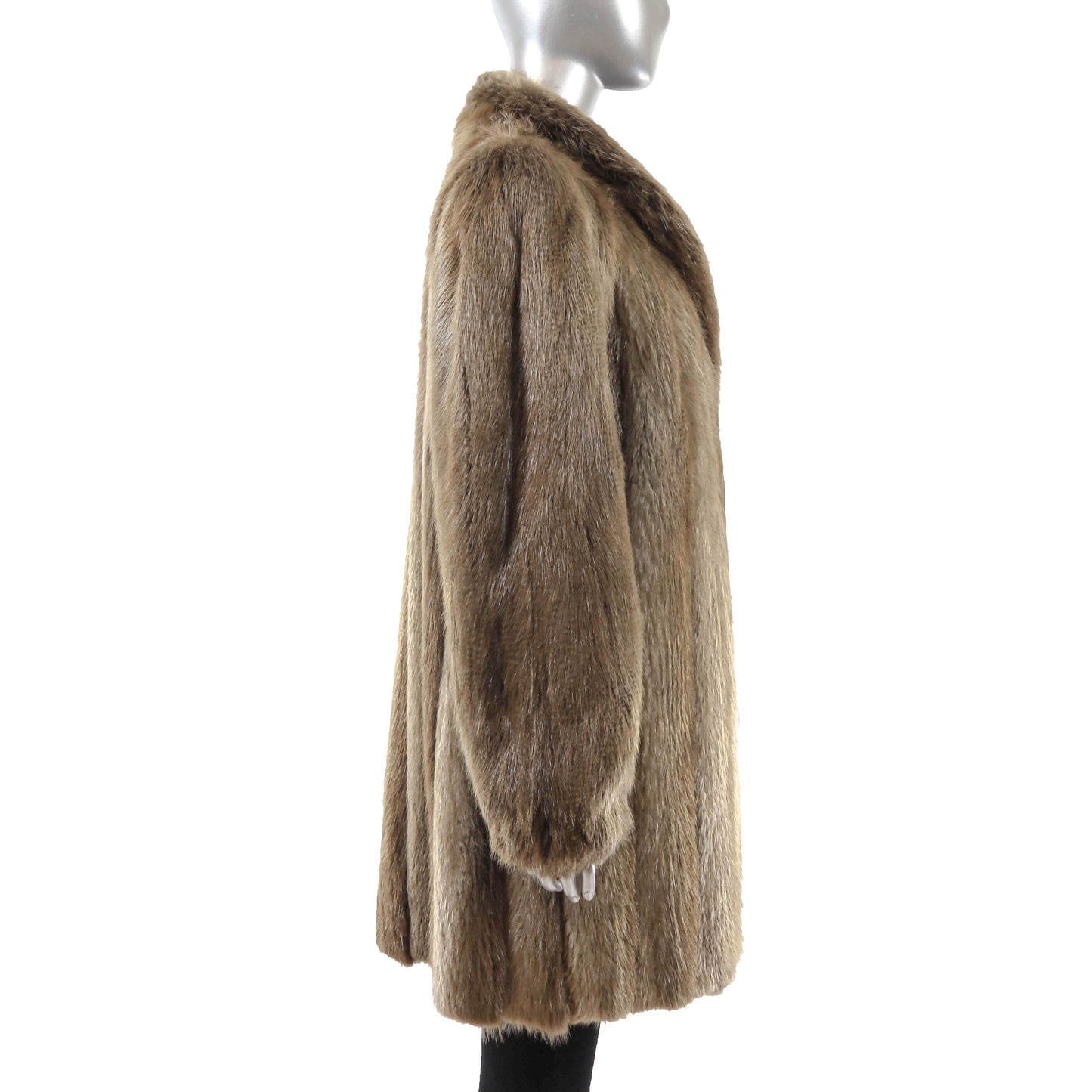 Beaver 3/4 Coat- Size L