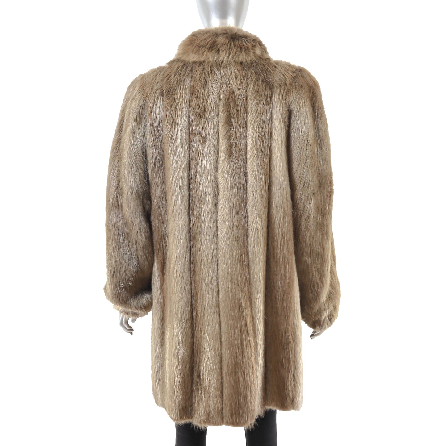 Beaver 3/4 Coat- Size L