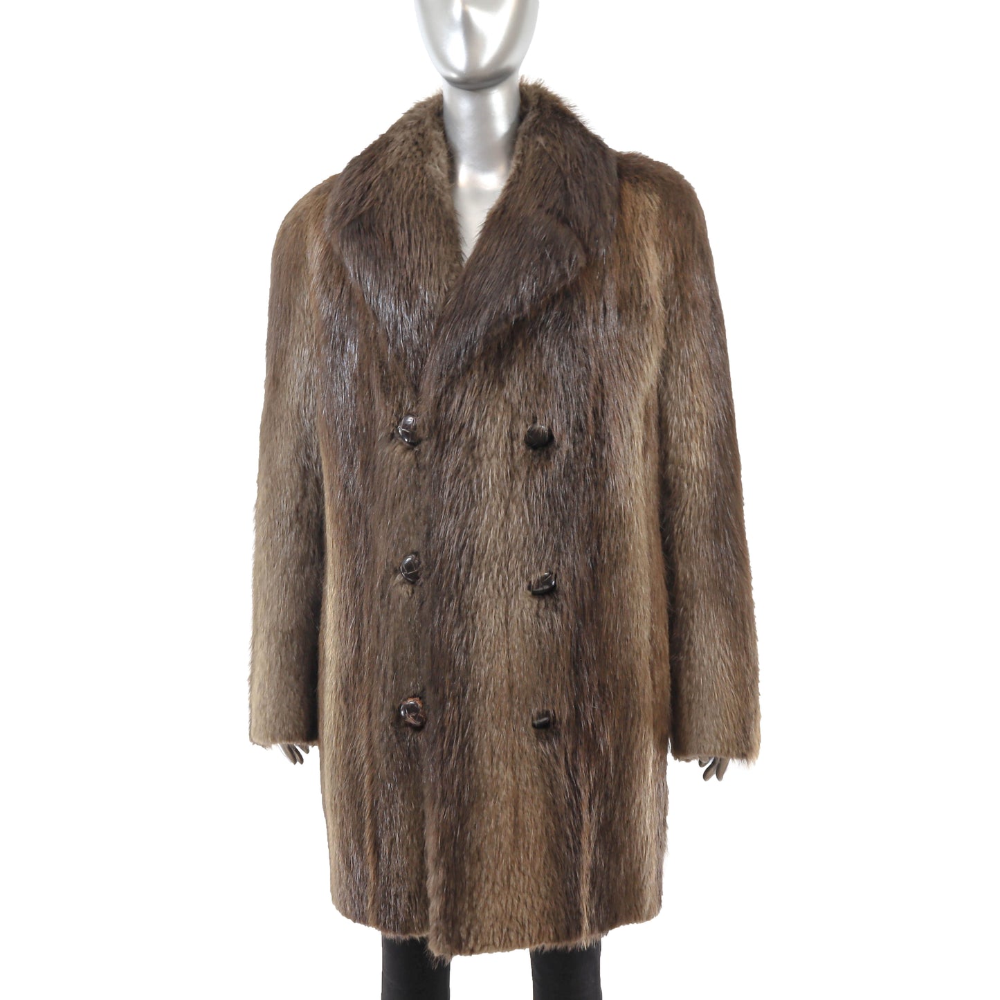 Men's Beaver 3/4 Coat- Size M-L