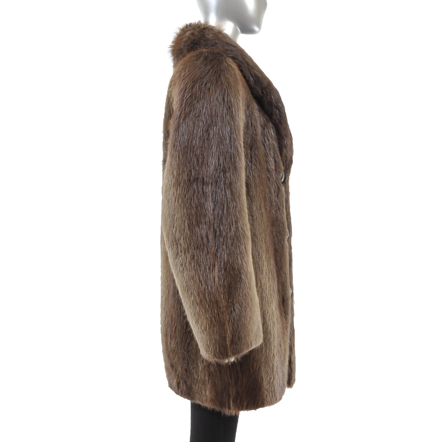 Men's Beaver 3/4 Coat- Size M-L