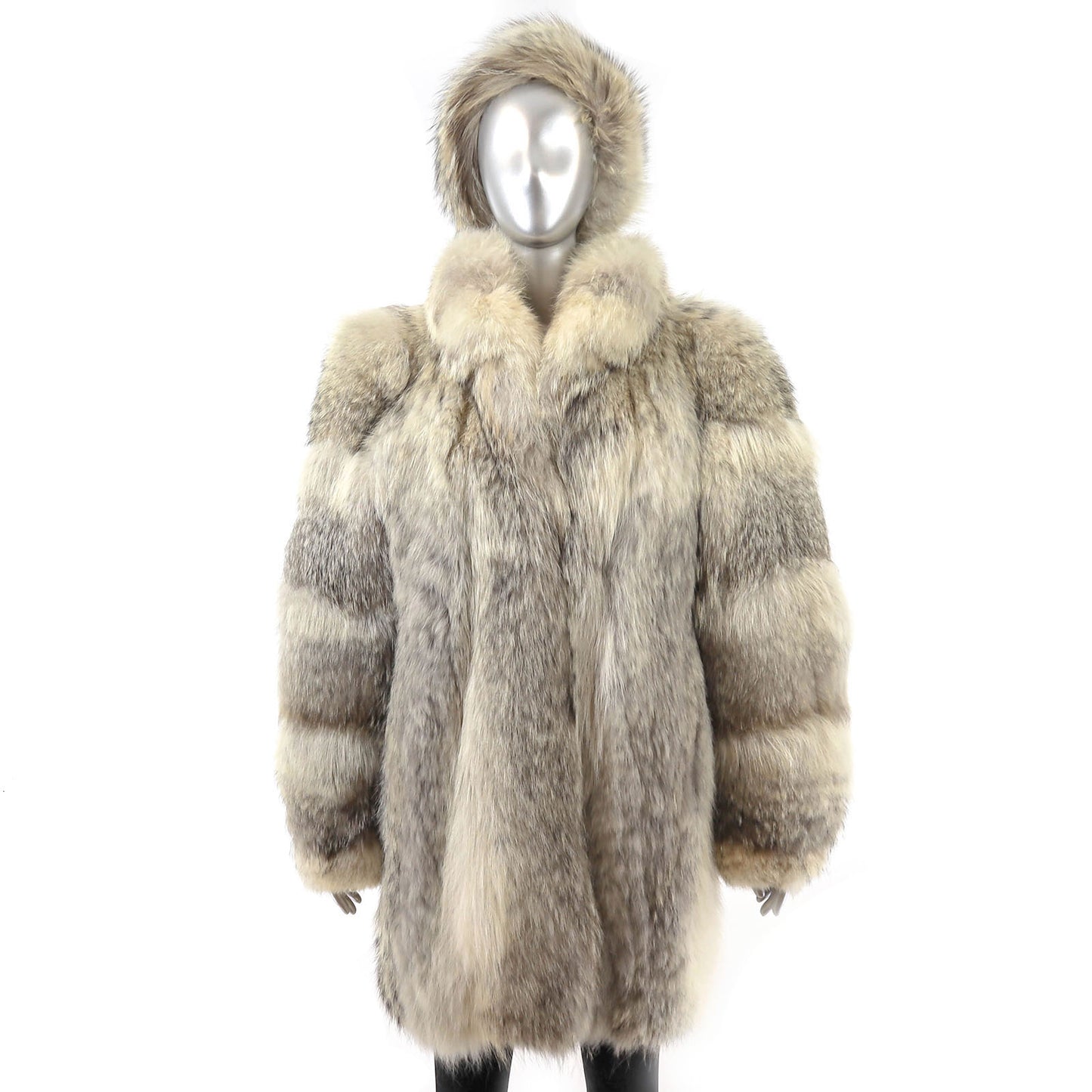 Coyote 3/4 Coat with Matching Headband- Size L