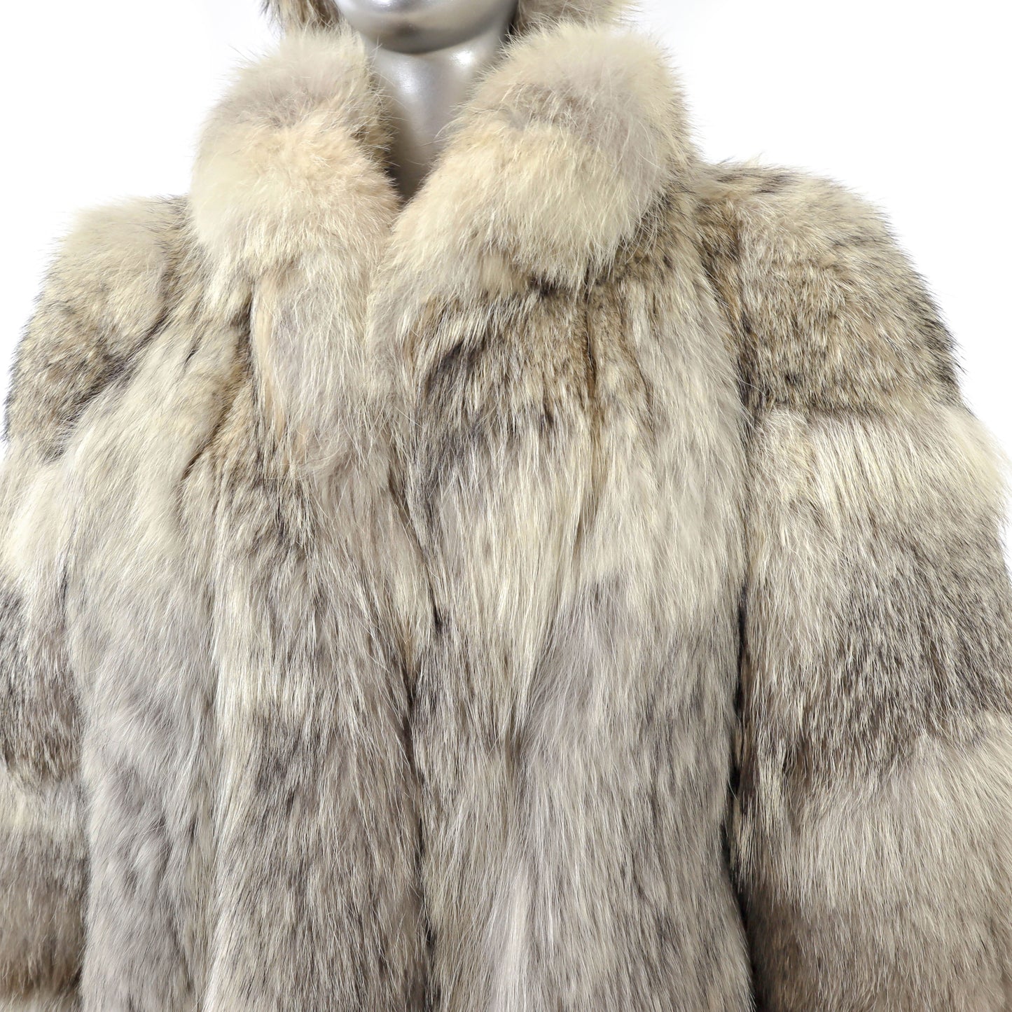 Coyote 3/4 Coat with Matching Headband- Size L