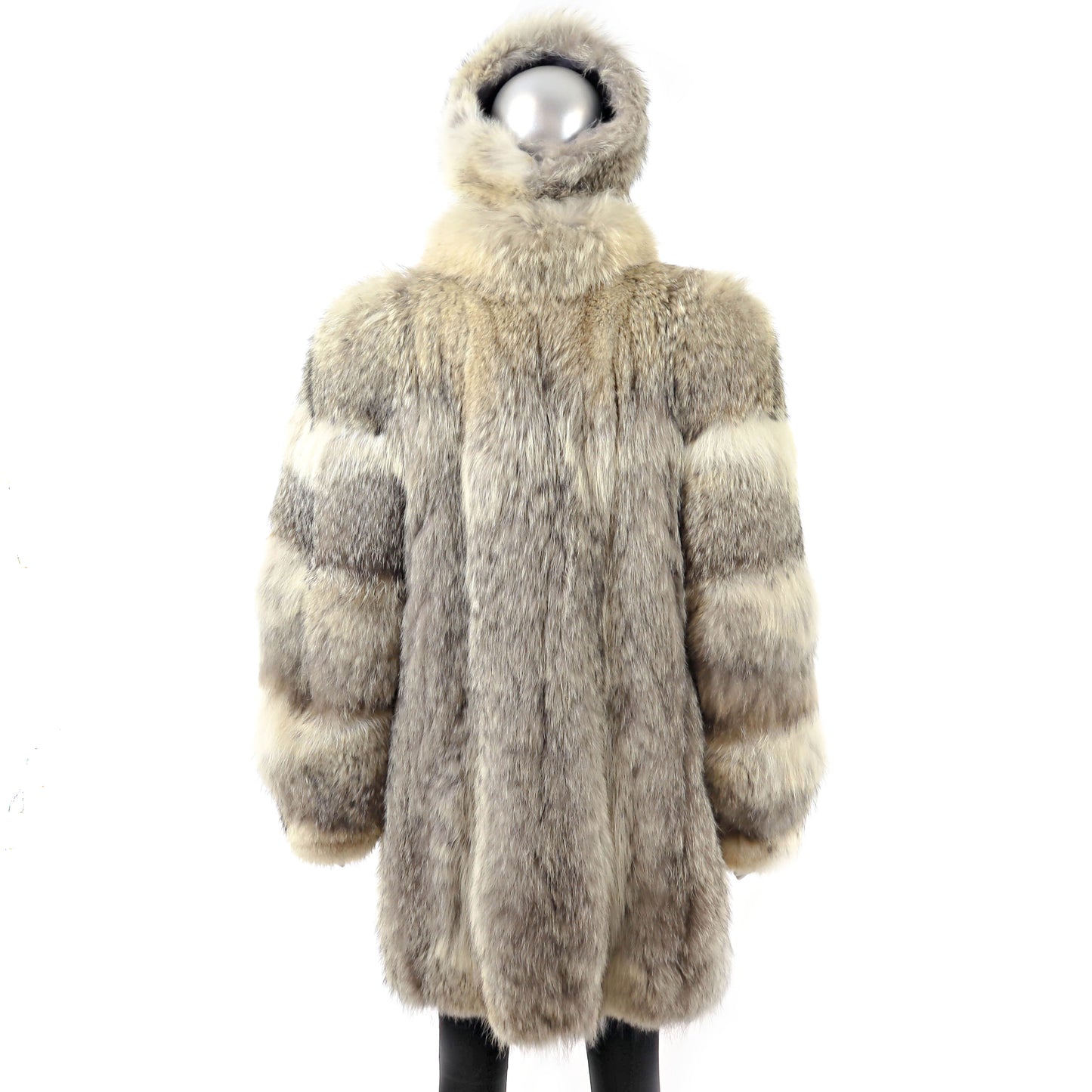 Coyote 3/4 Coat with Matching Headband- Size L
