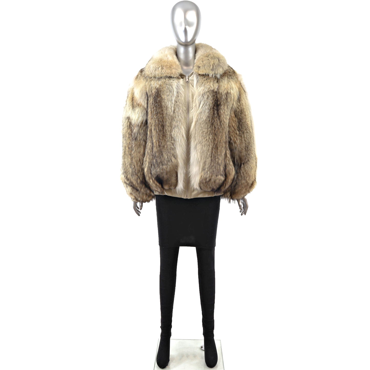 Coyote Jacket Reversible to Leather- Size S