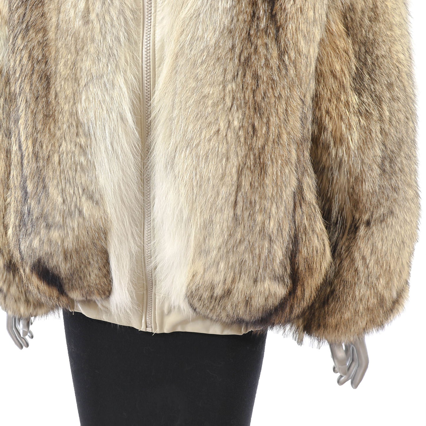 Coyote Jacket Reversible to Leather- Size S