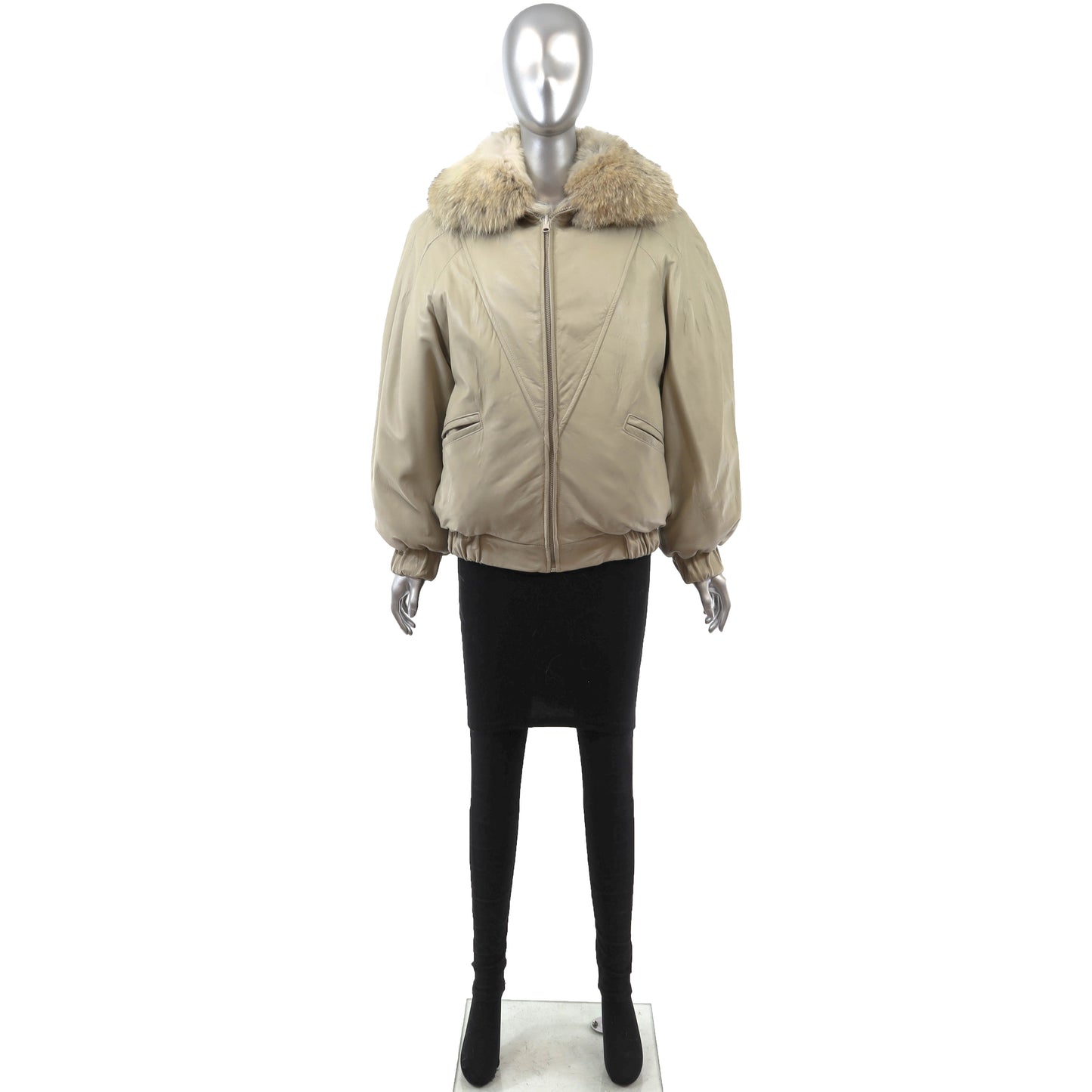 Coyote Jacket Reversible to Leather- Size S