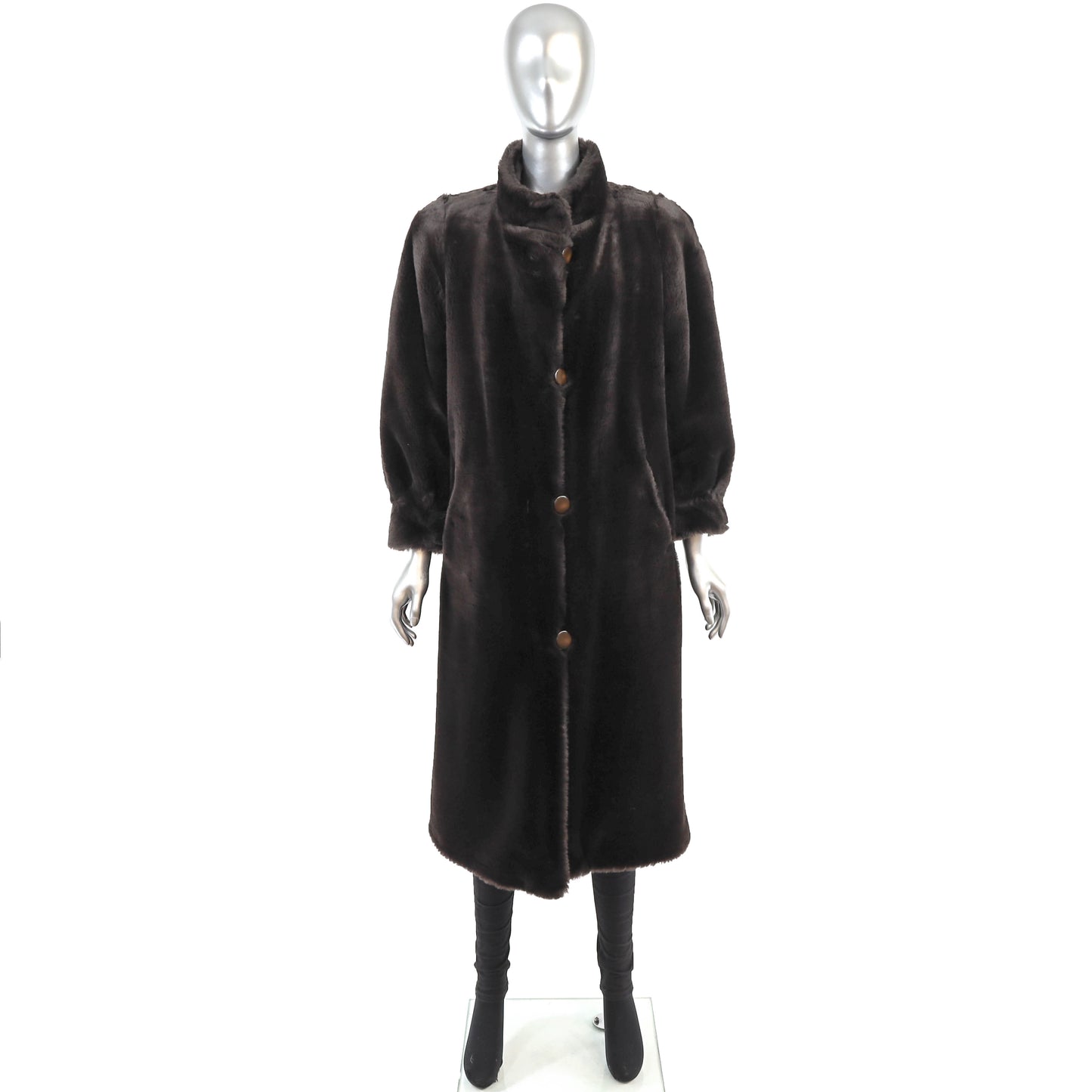 Faux Reversible Coat- Size M