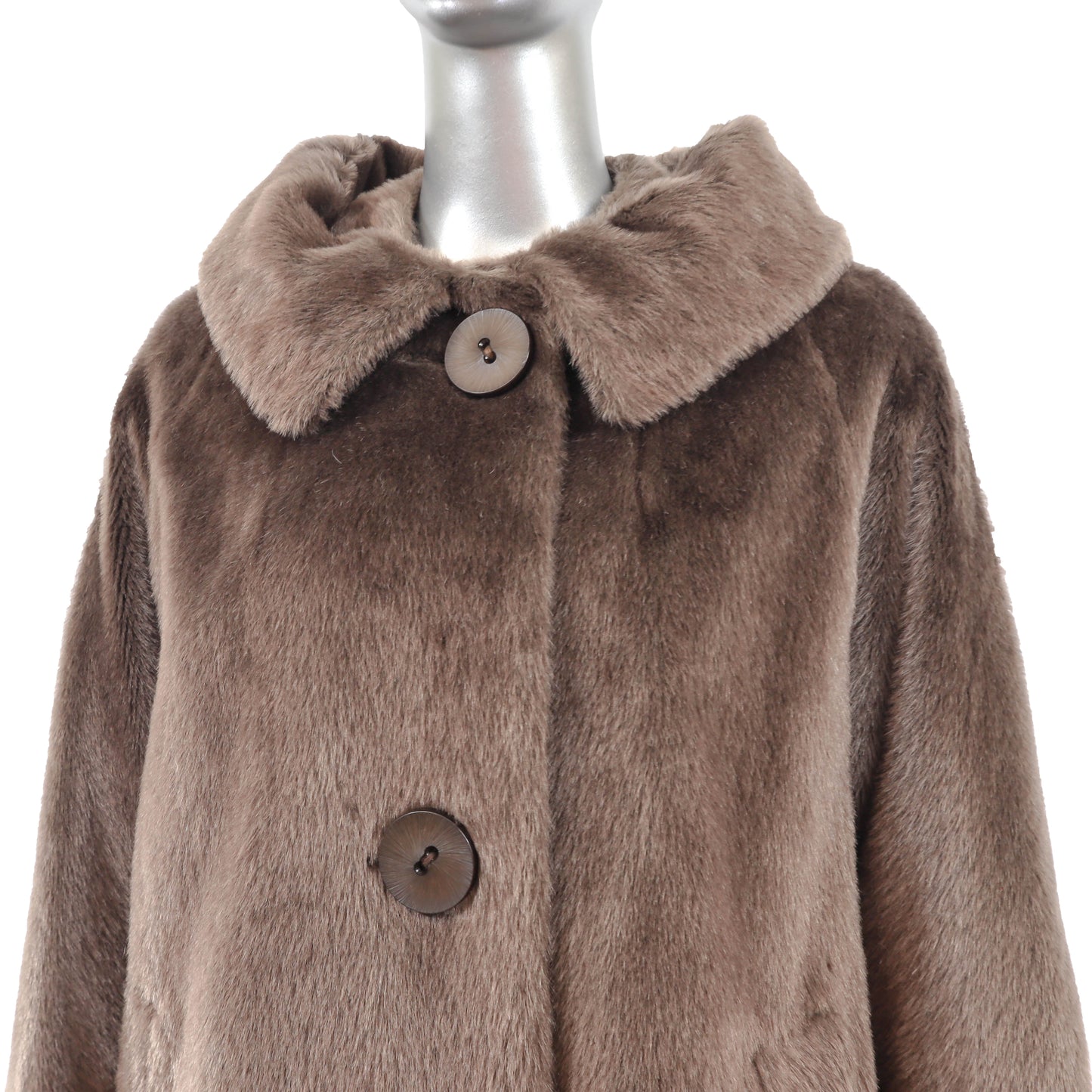 Faux Fur Coat- Size XL
