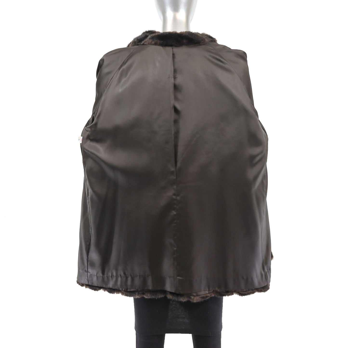 Faux Fur Coat- Size L