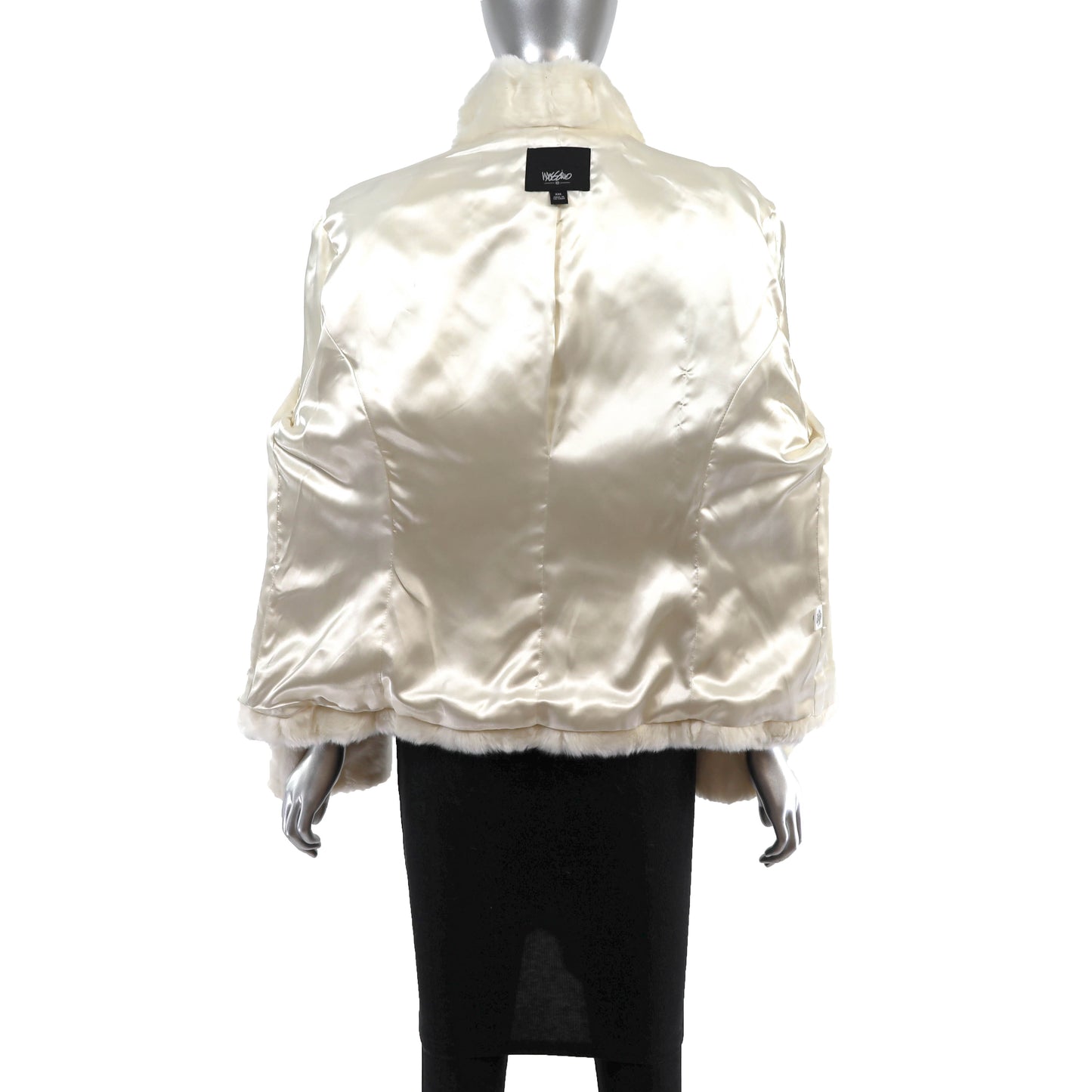 White Faux Jacket- Size L