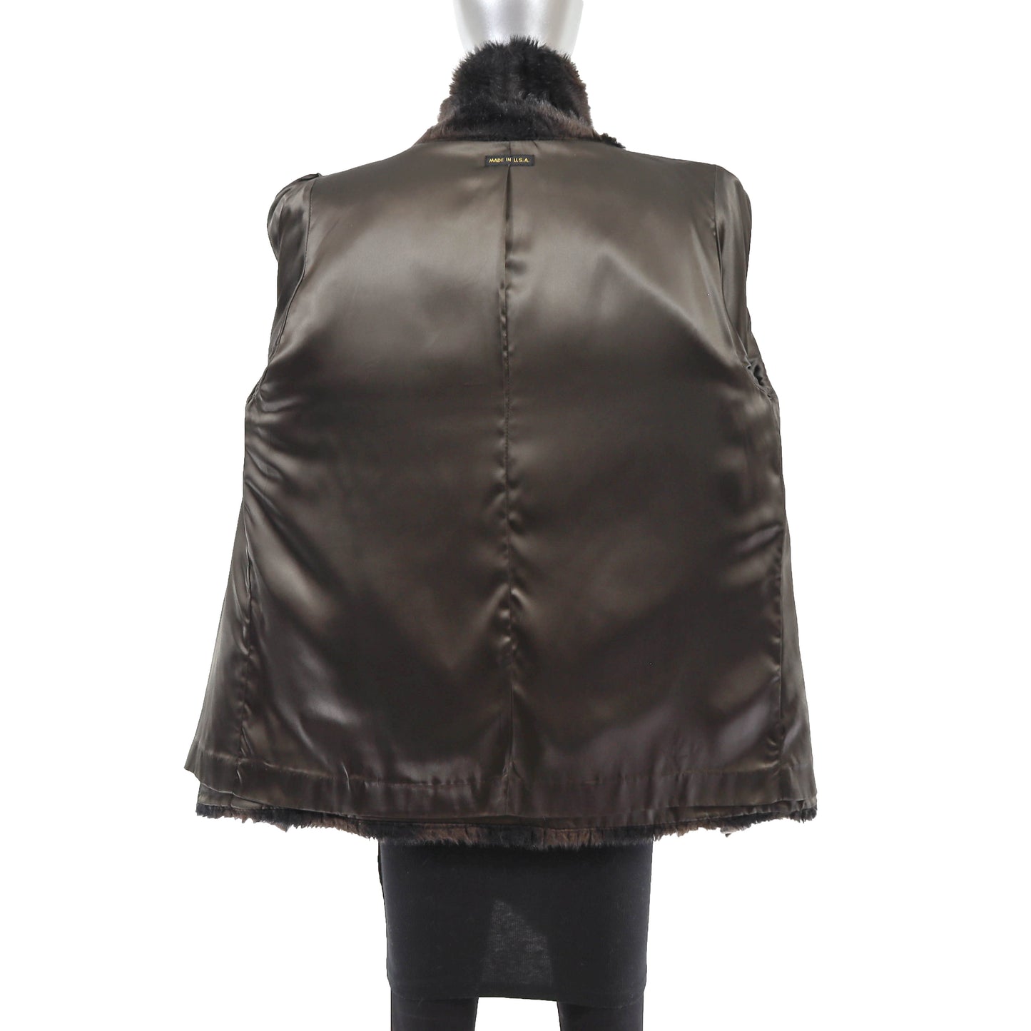 Faux Fur Jacket- Size L