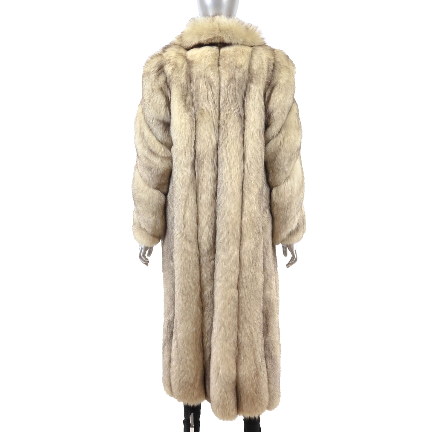 Blue Fox Coat- Size M