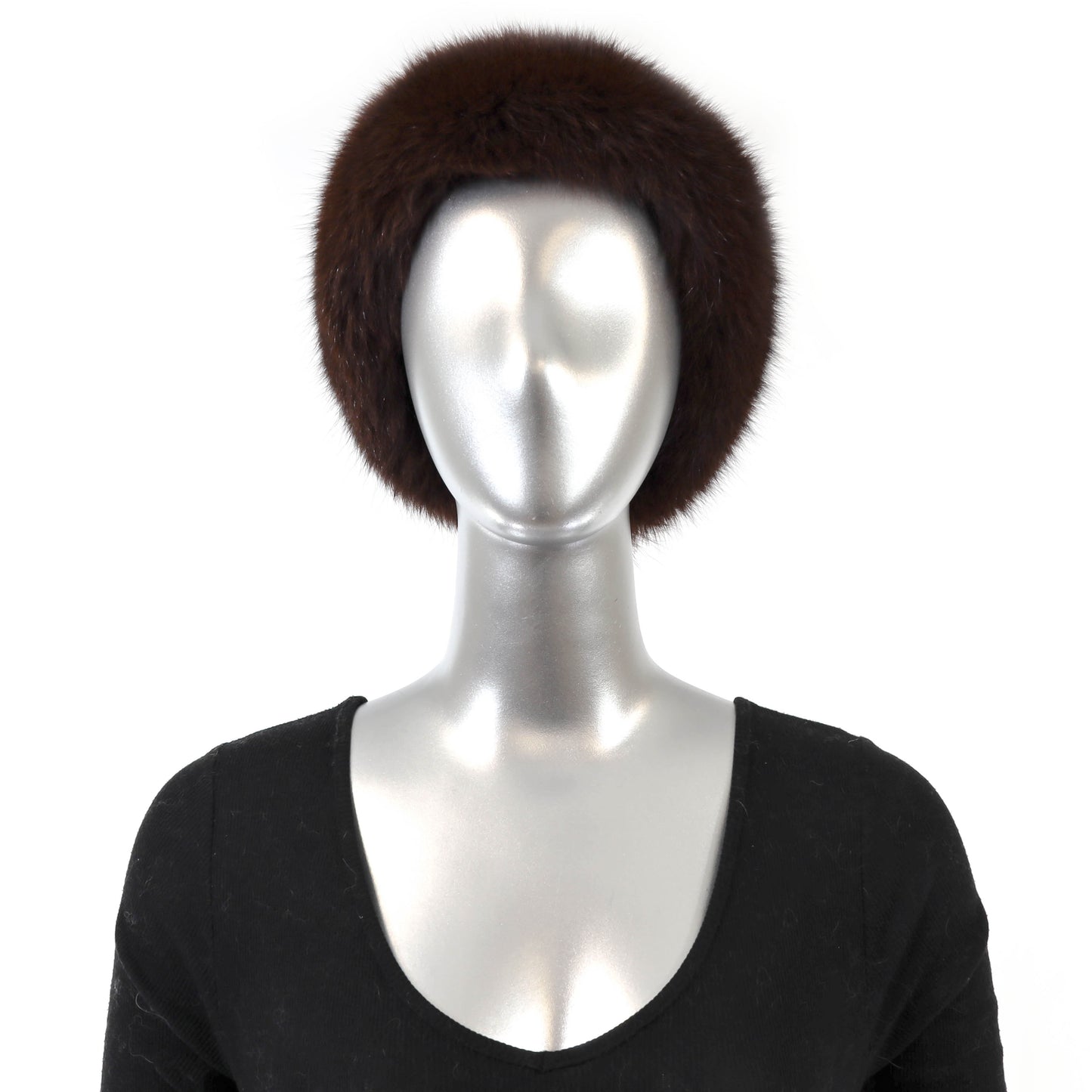 Brown Fox Headband- Size Free