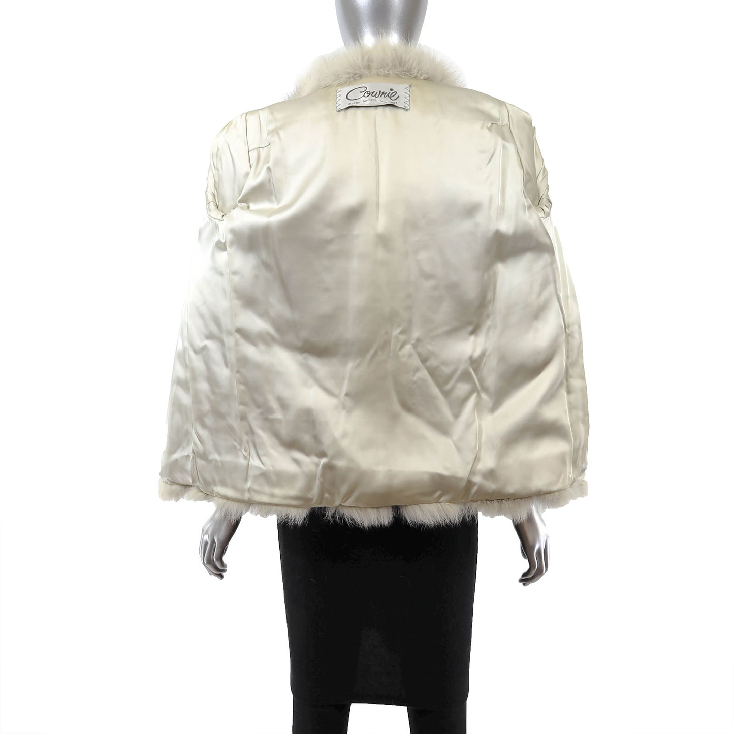 White Fox Jacket- Size S
