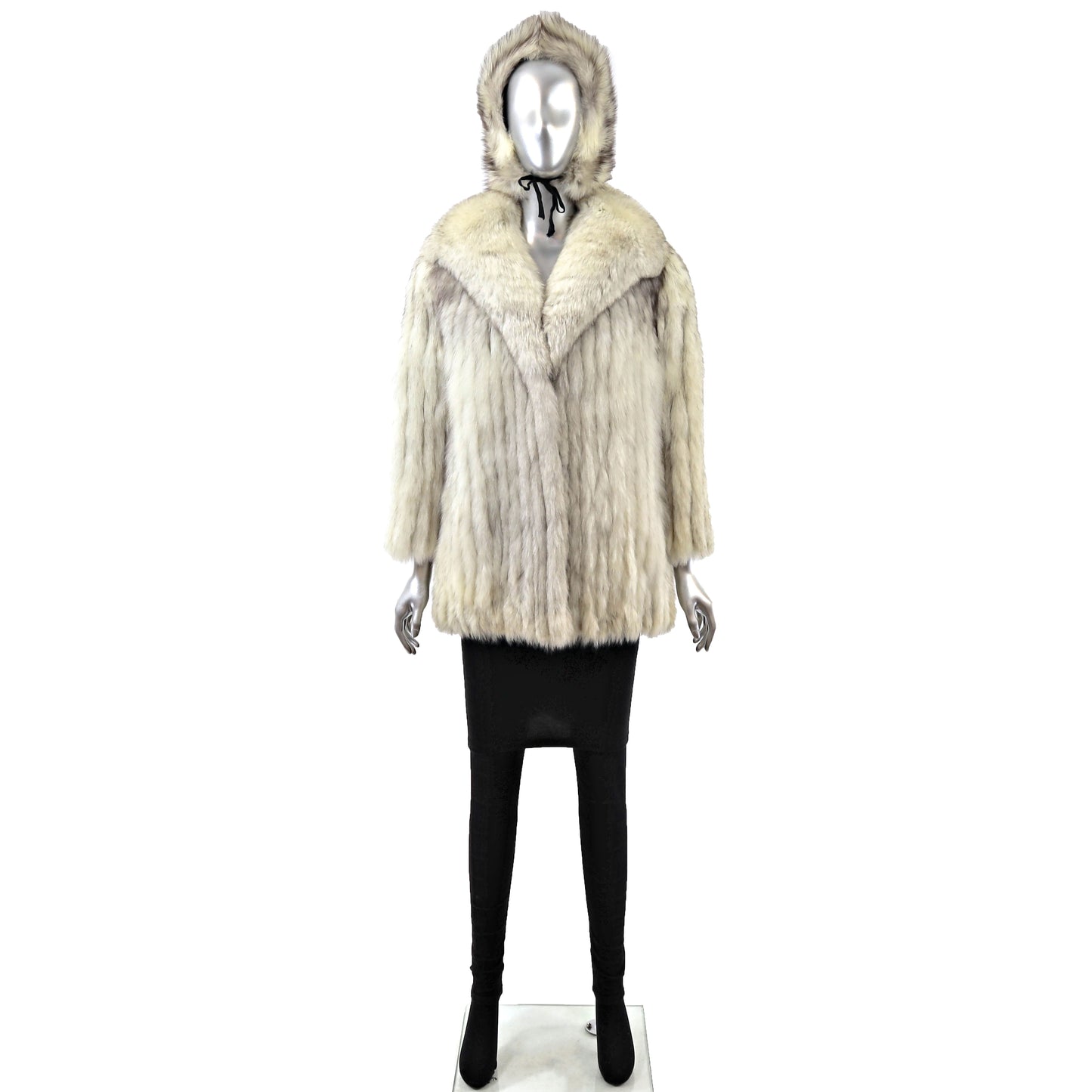 Fox Jacket with Matching Hat- Size XS-S