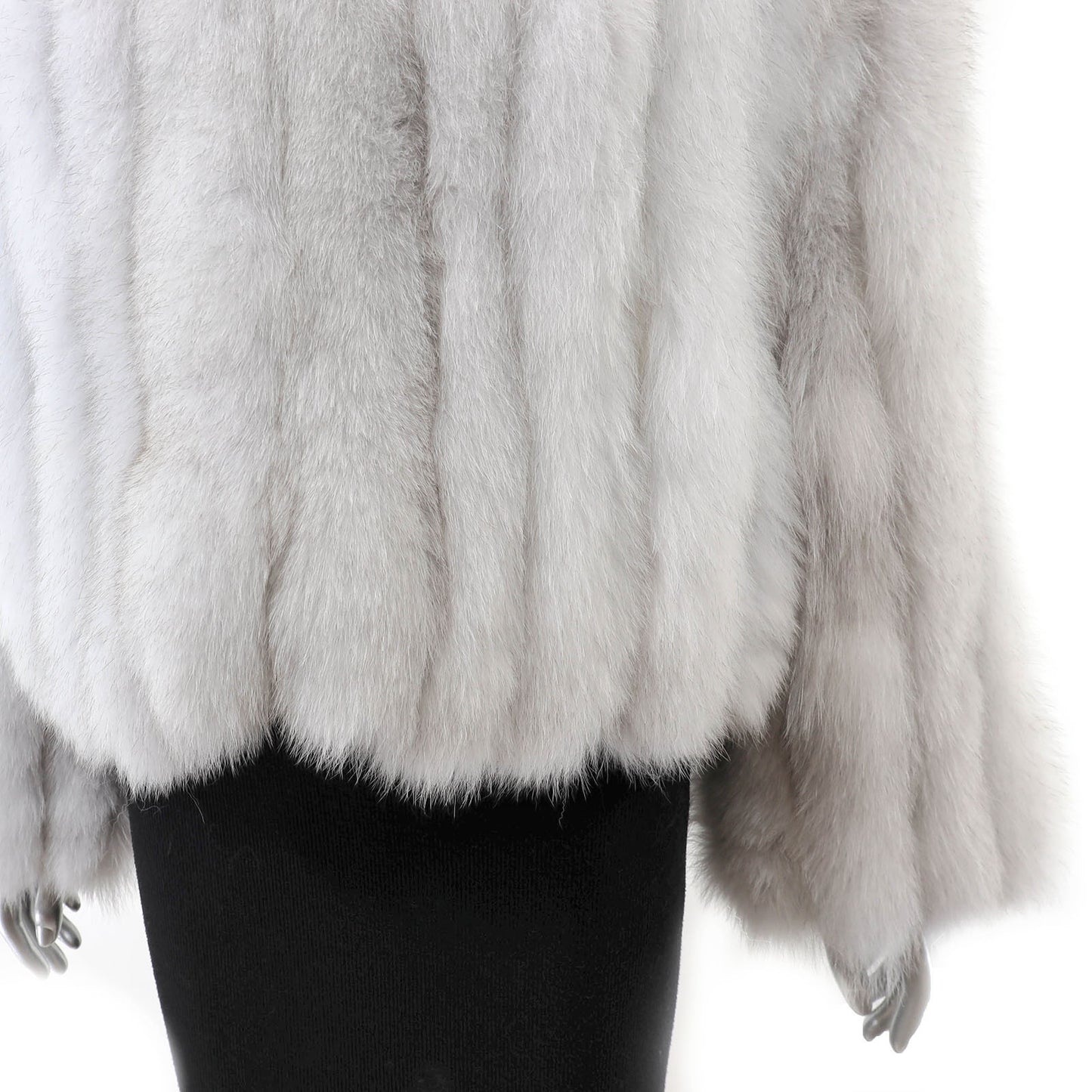 White Fox Jacket- Size L