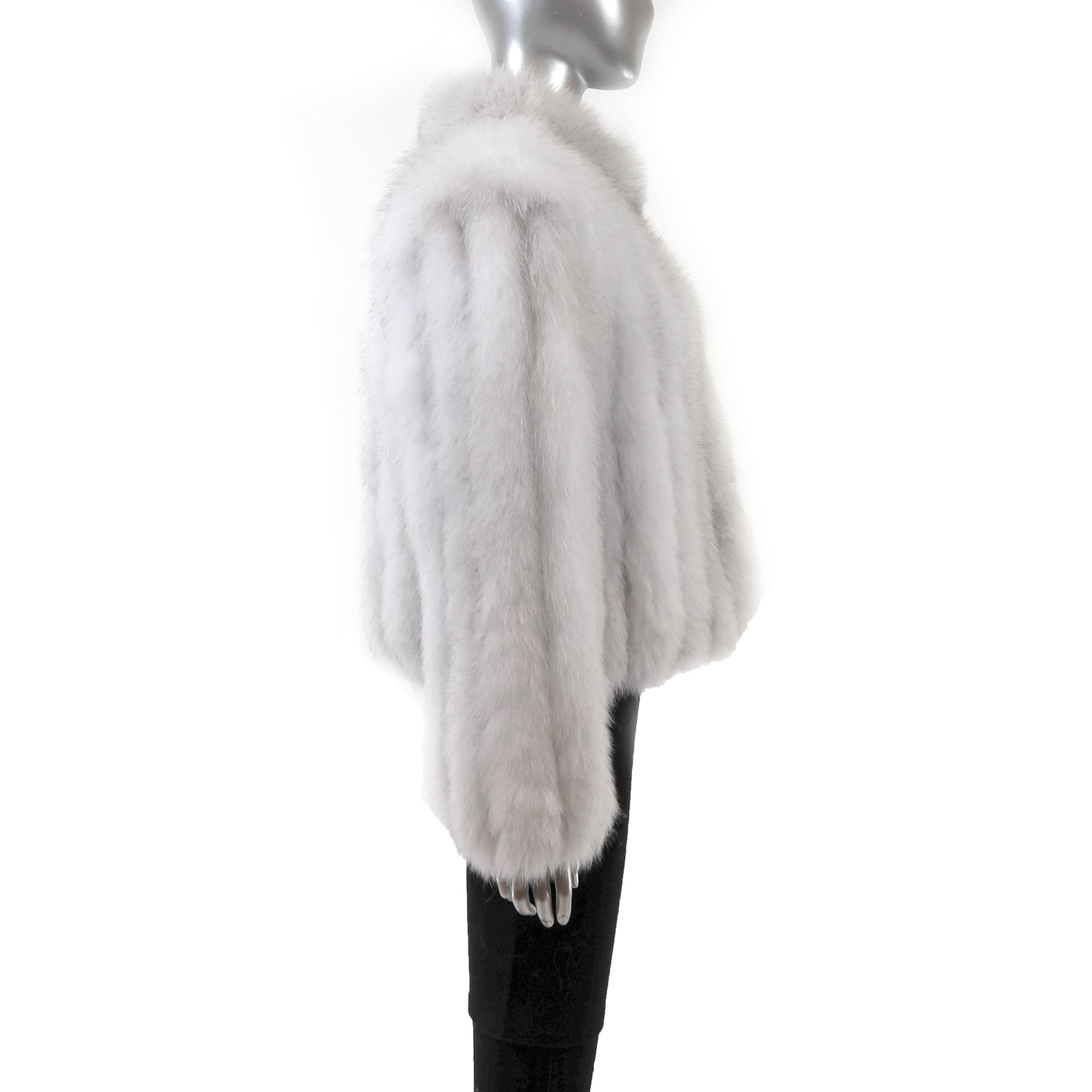 White Fox Jacket- Size L