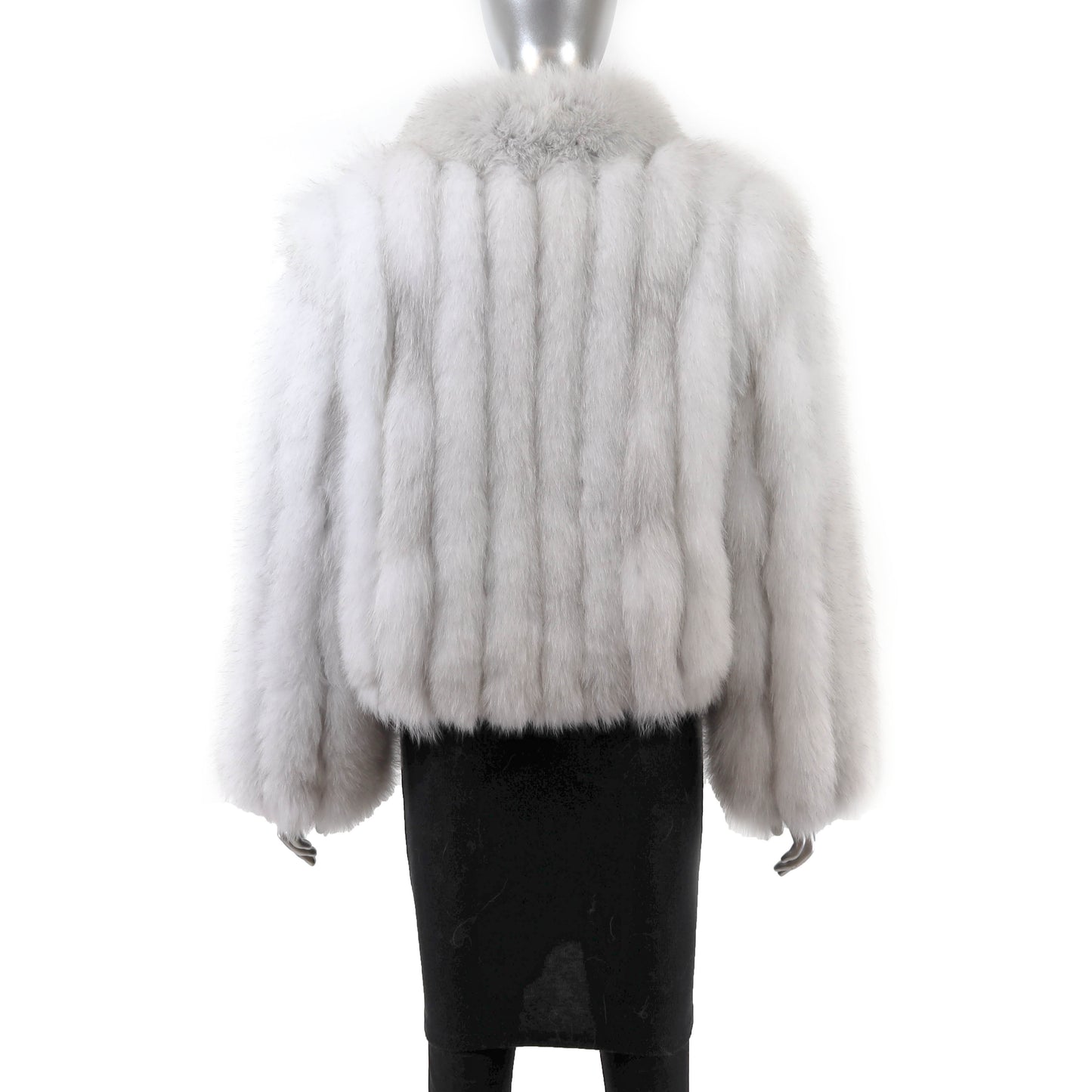 White Fox Jacket- Size L