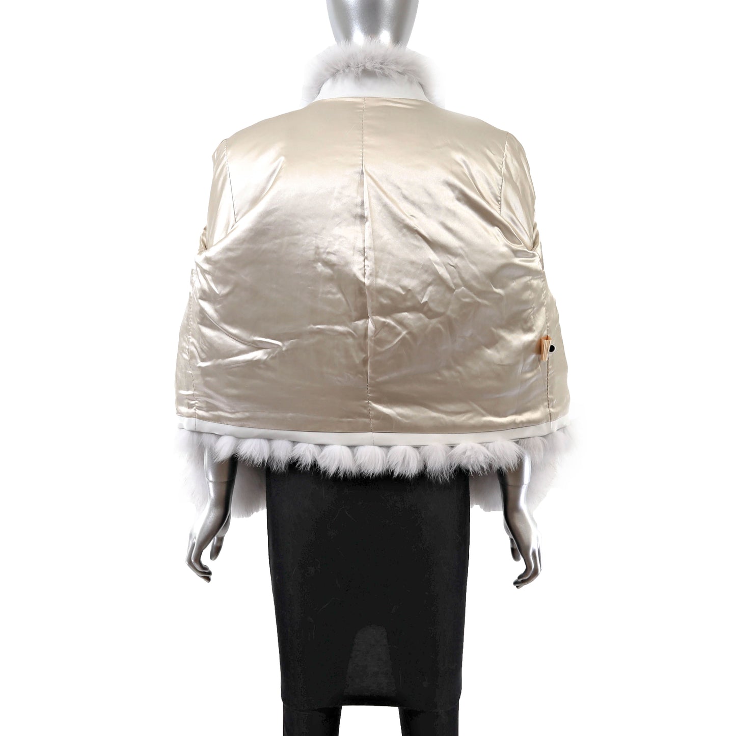 White Fox Jacket- Size L