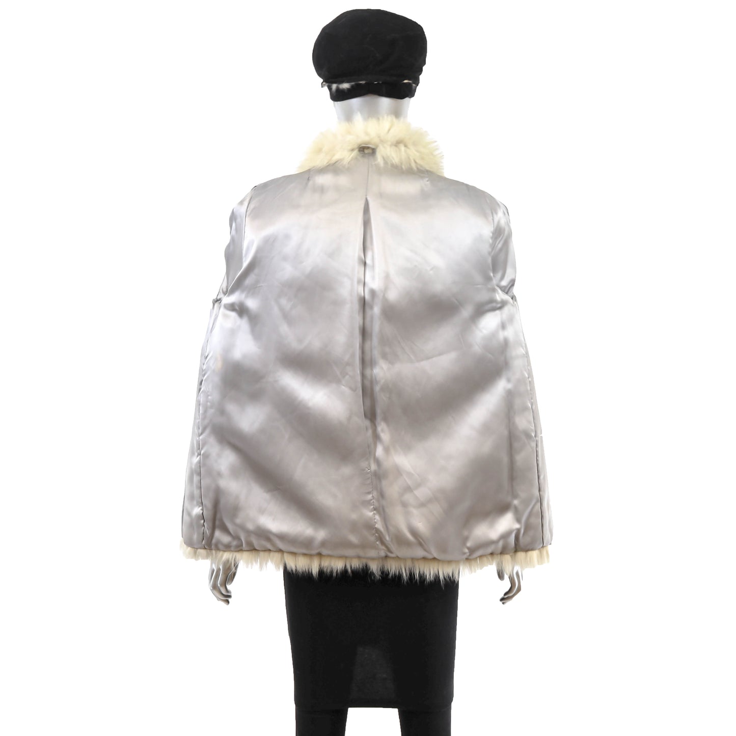 Fox Jacket with Matching Hat- Size M