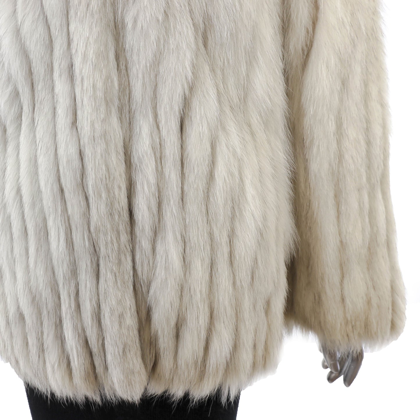 Fox Jacket with Matching Hat- Size M