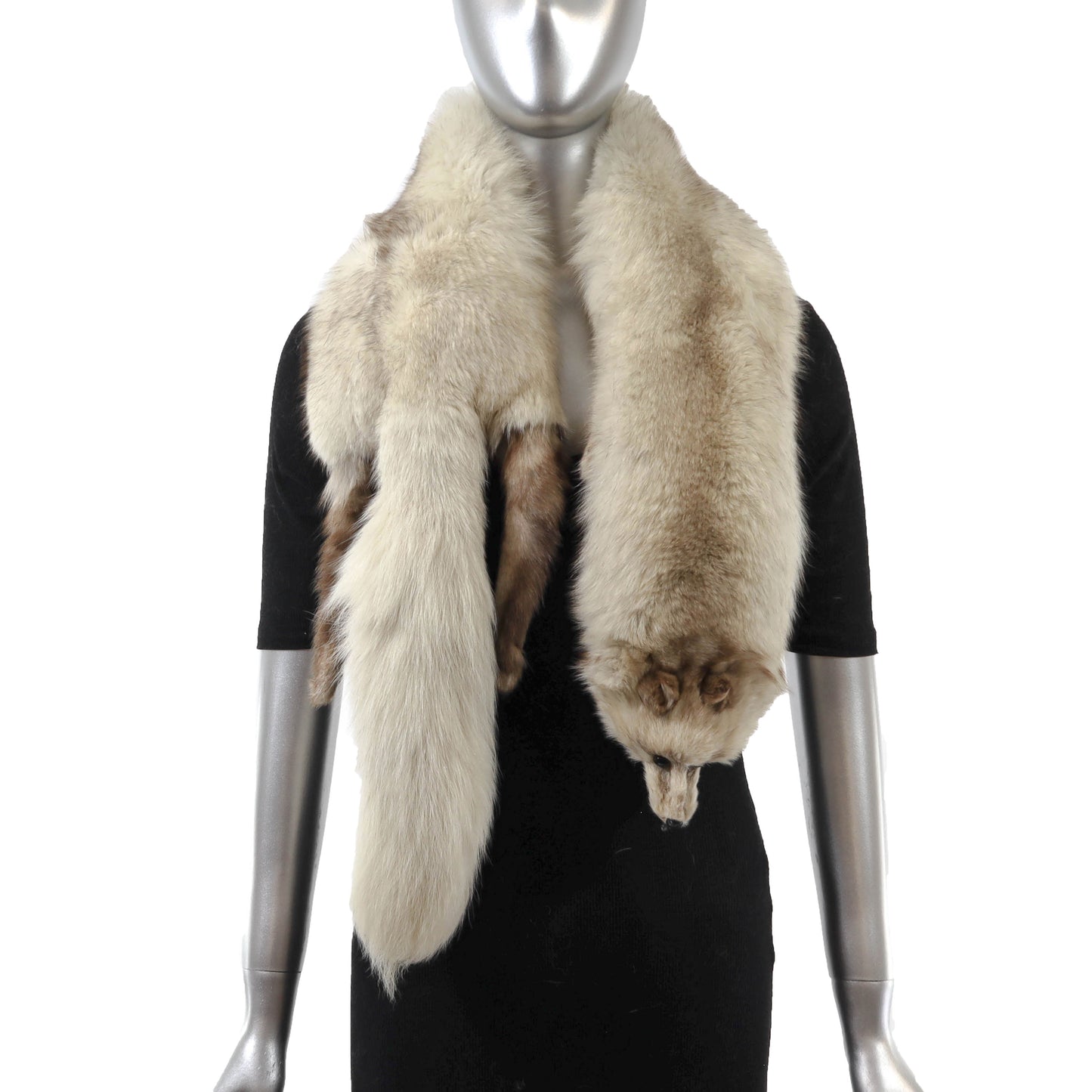 White Fox Boa- Size Free