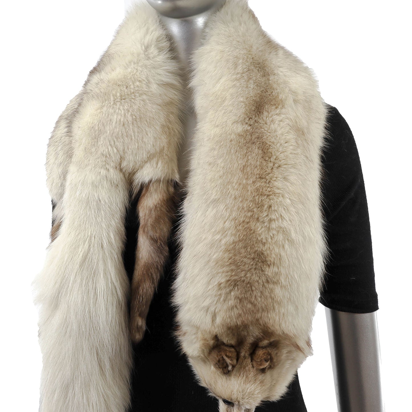 White Fox Boa- Size Free