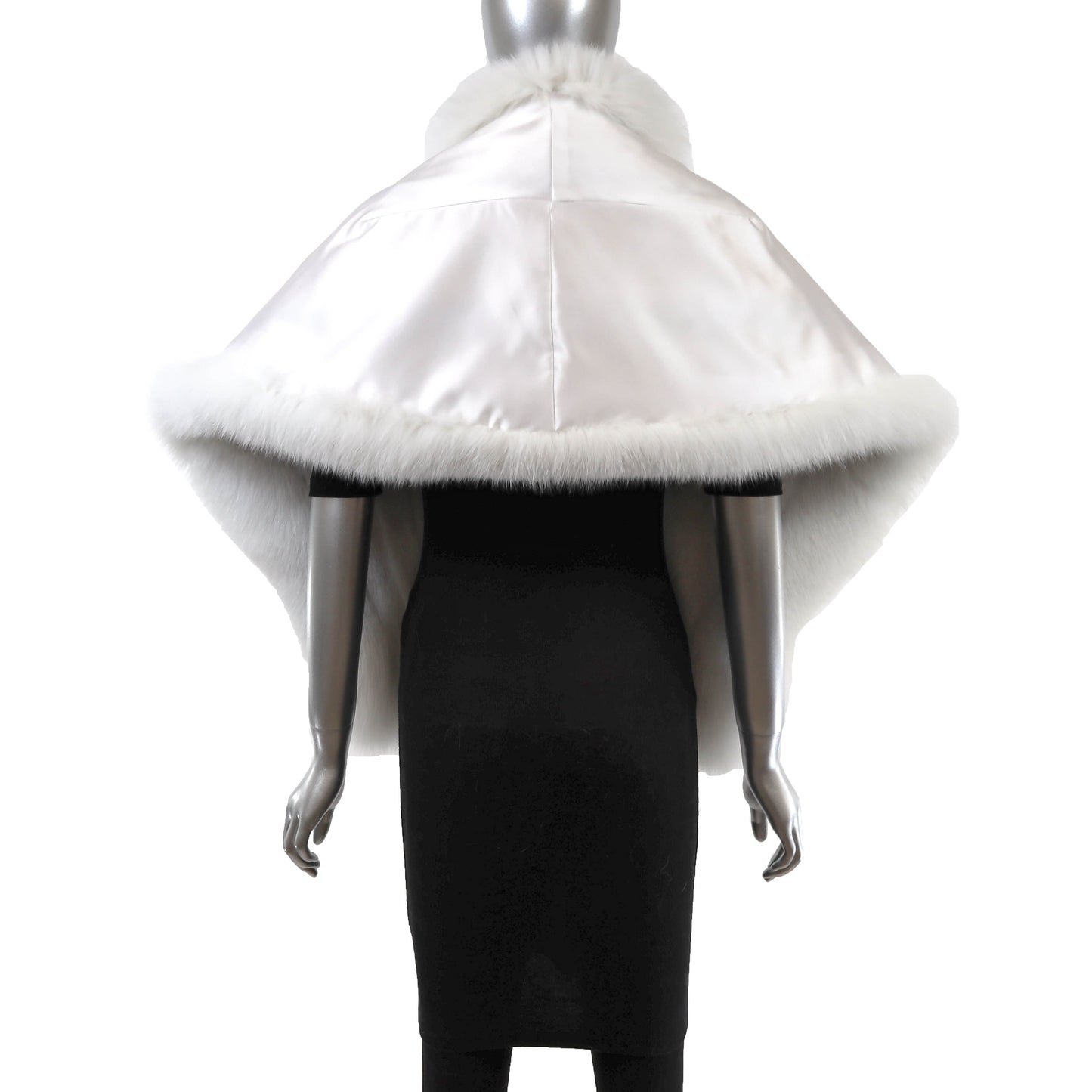 White Fox Stole- Size L
