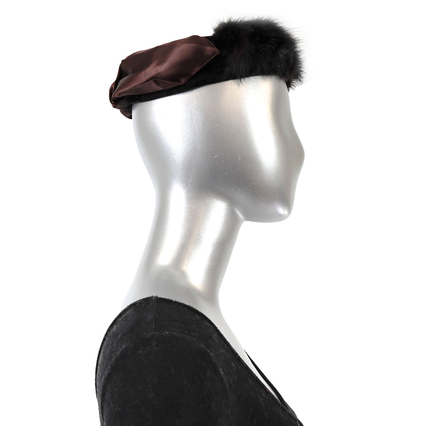 Mink Hat Crescent- Size Free