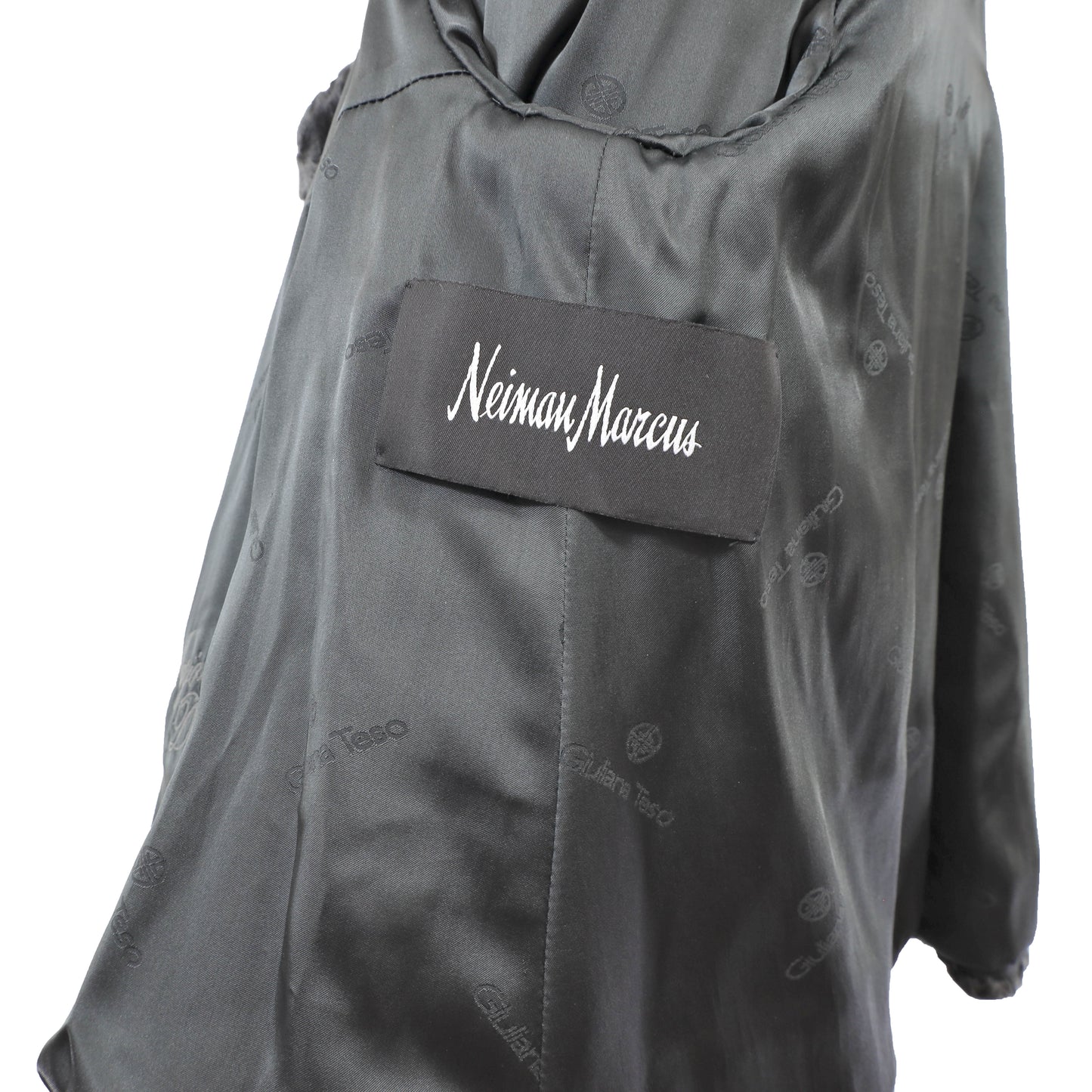 Giuliana Teso/ Neiman Marcus Grey Swakara Lamb Jacket- Size M
