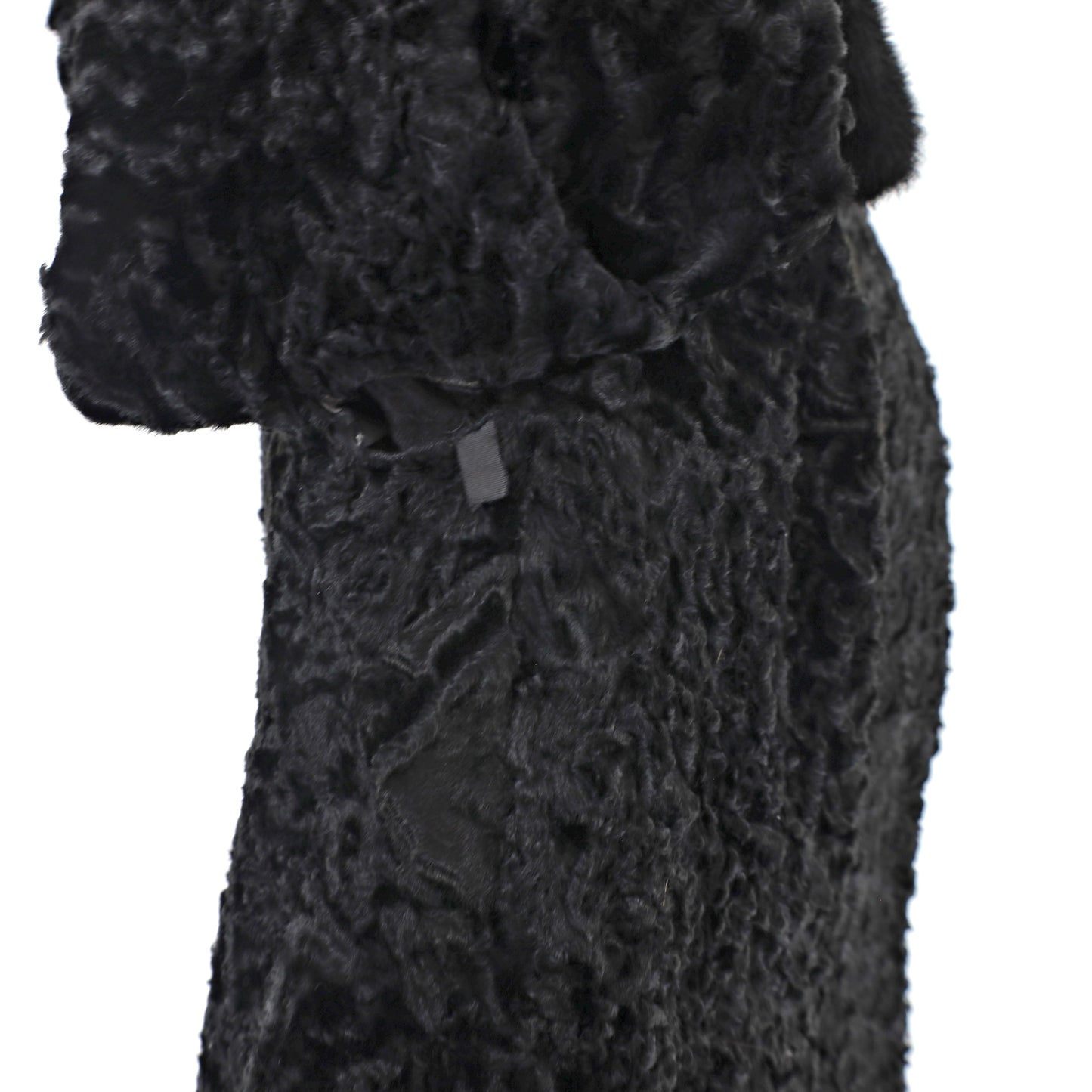 Persian Lamb Jacket with Mink Collar- Size S