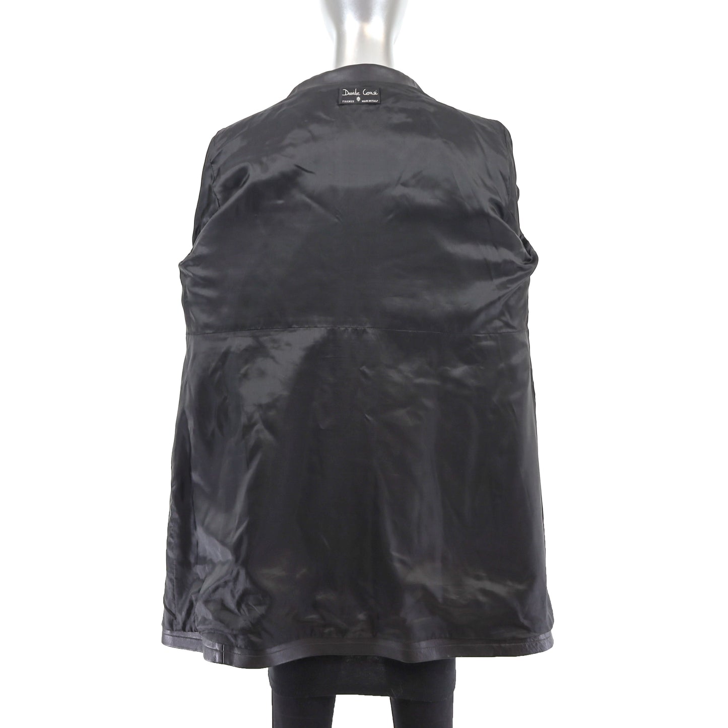 Leather Coat- Size L