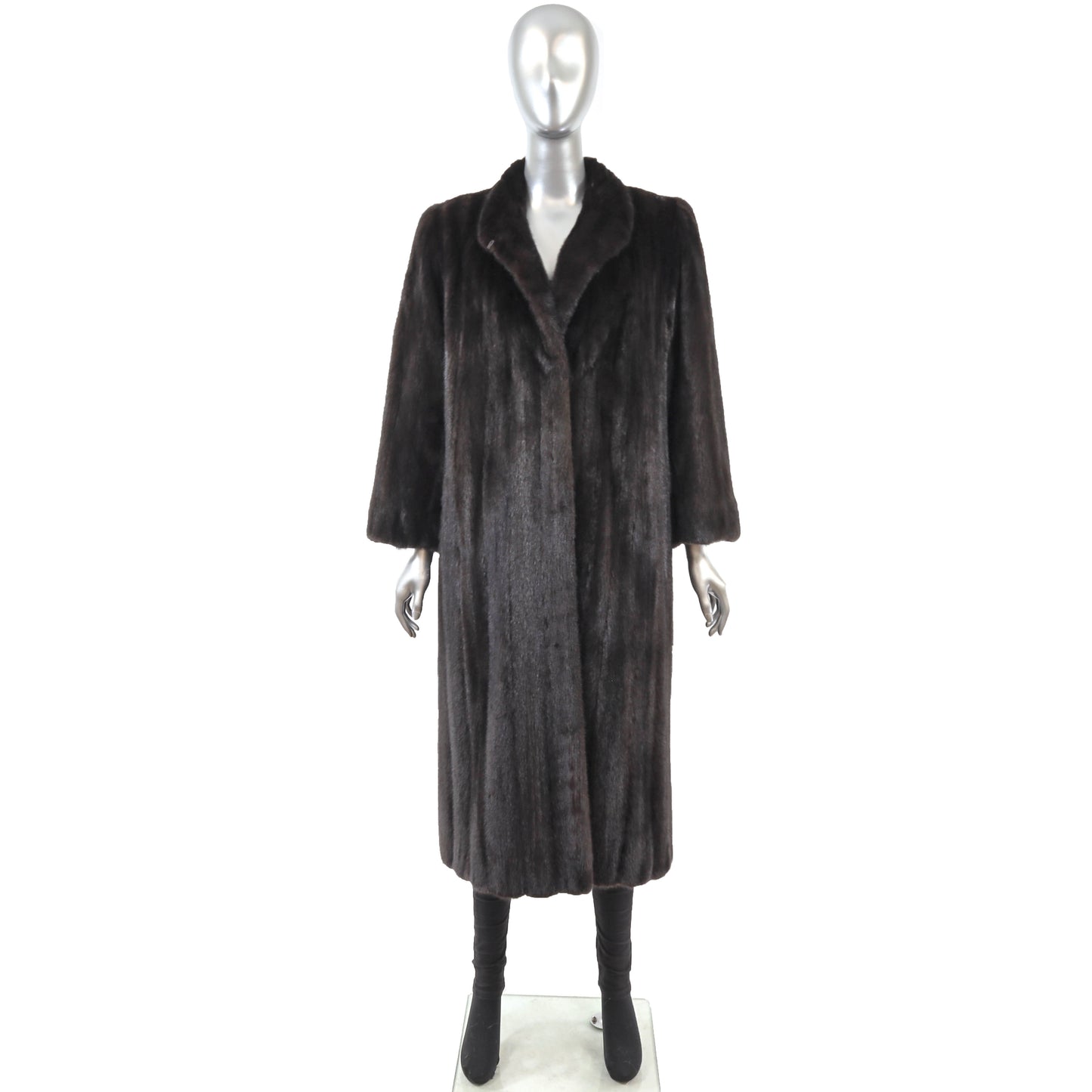 Dark Brown Mink Coat- Size M