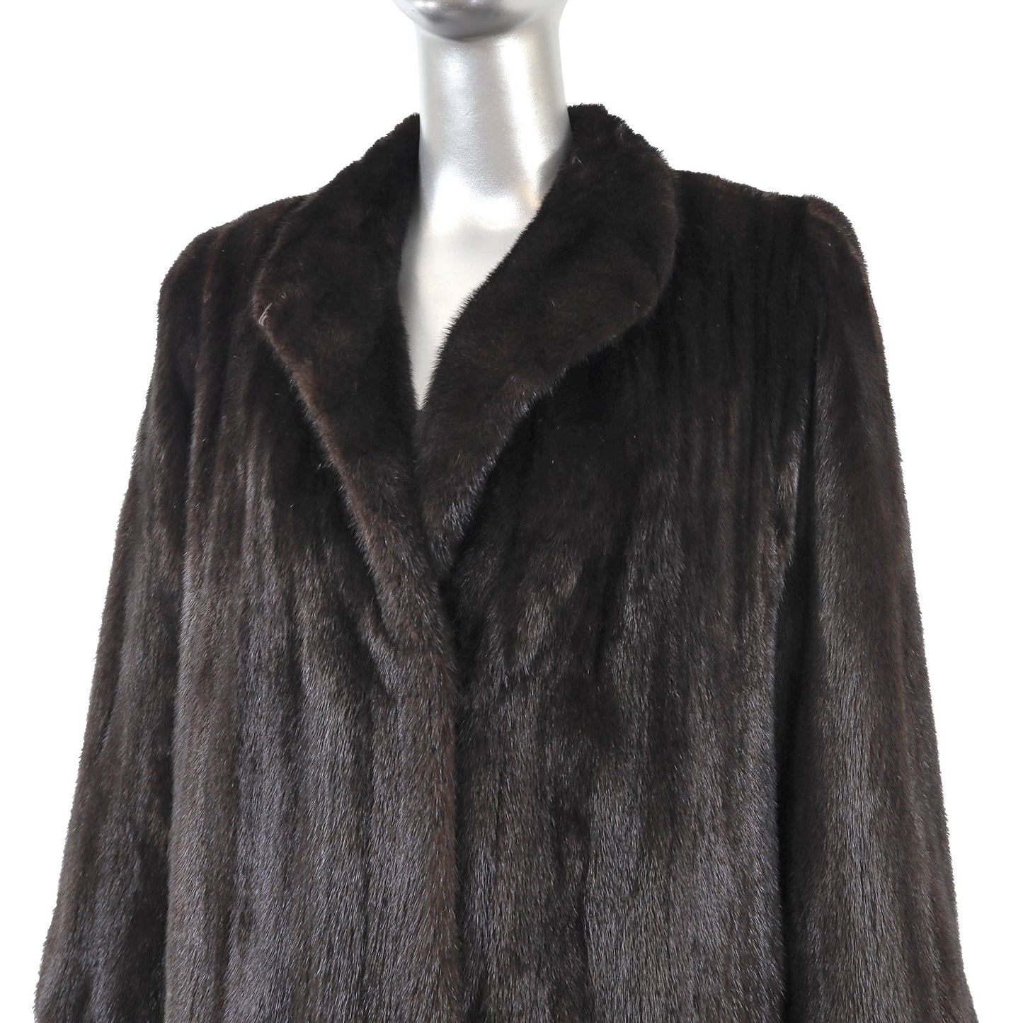 Dark Brown Mink Coat- Size M