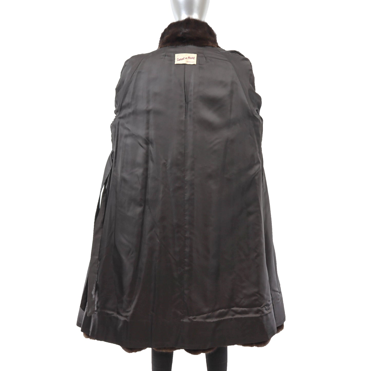 Brown Mink Coat- Size M
