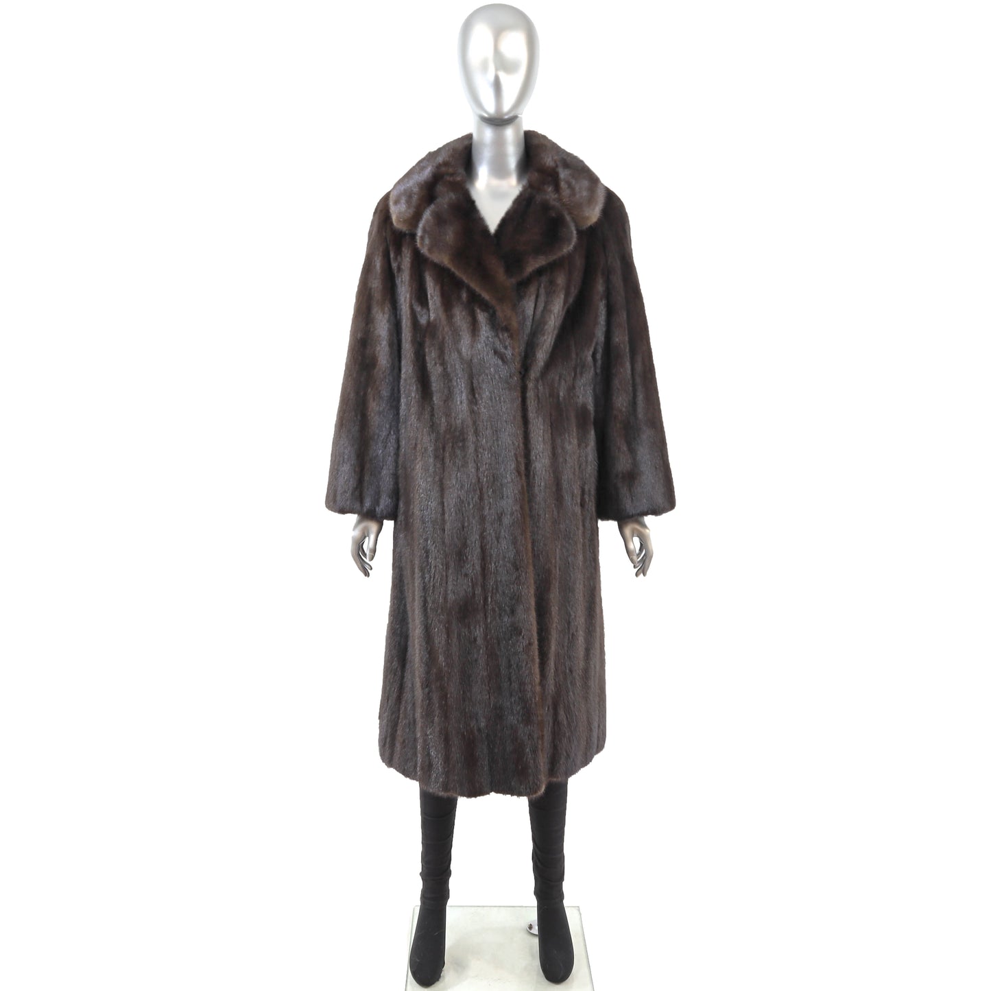 Brown Mink Coat- Size M