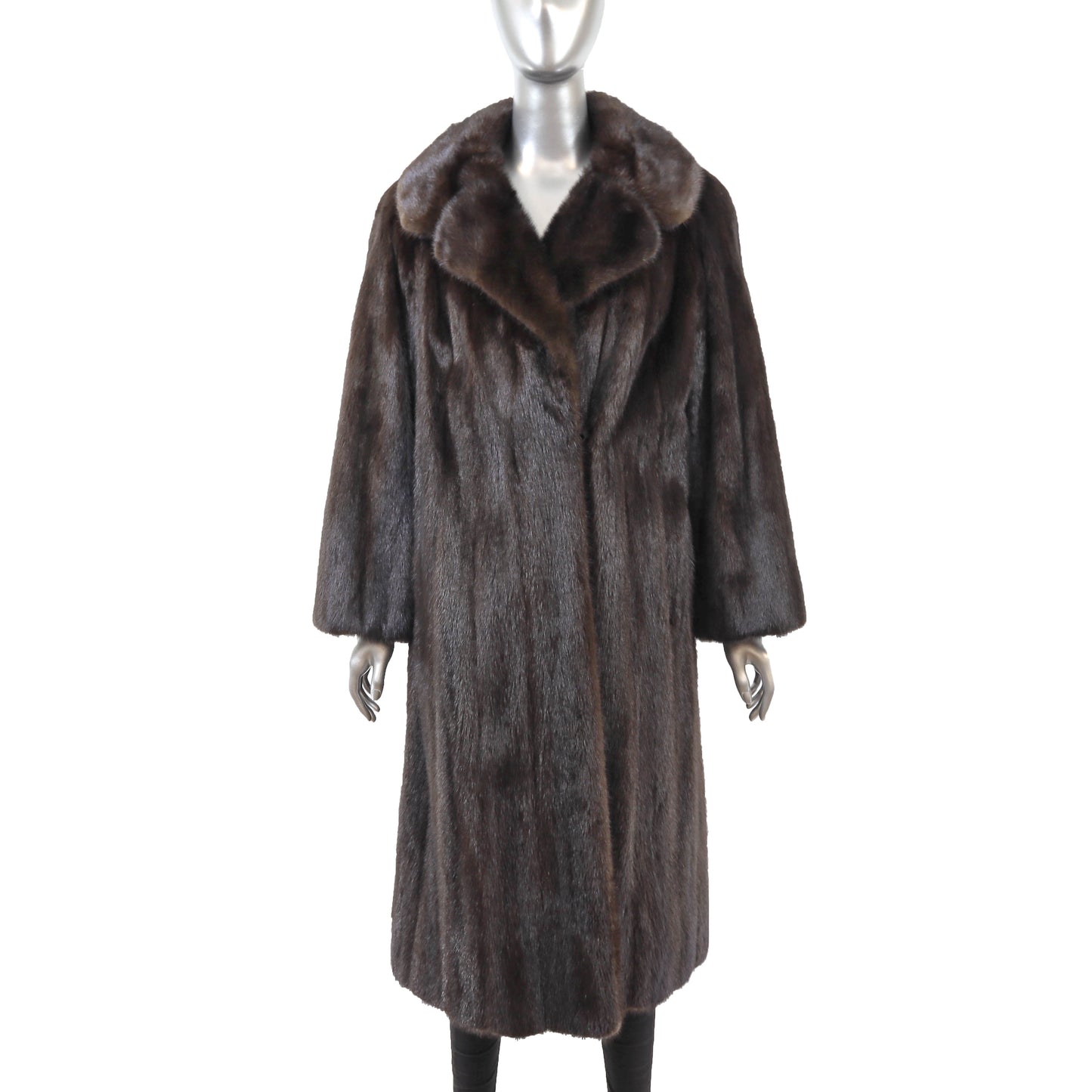 Brown Mink Coat- Size M