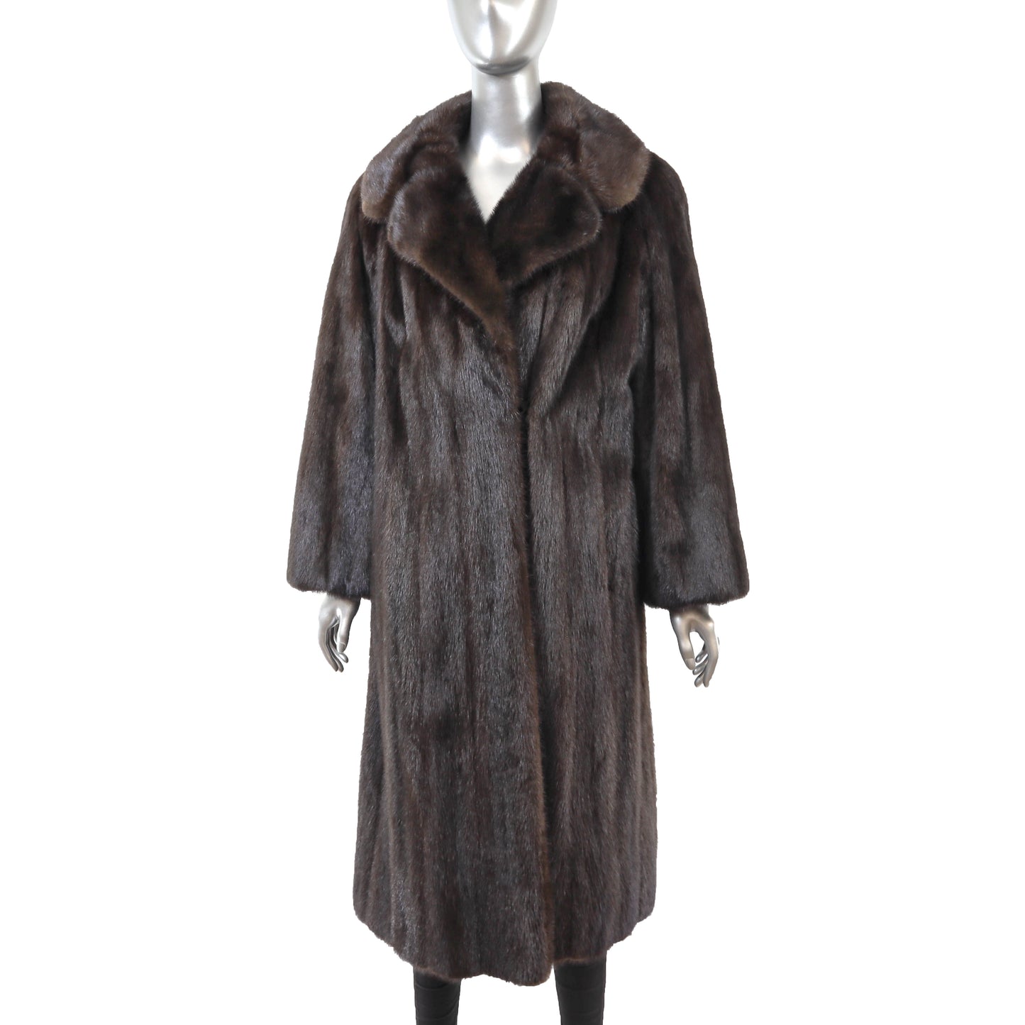 Brown Mink Coat- Size M