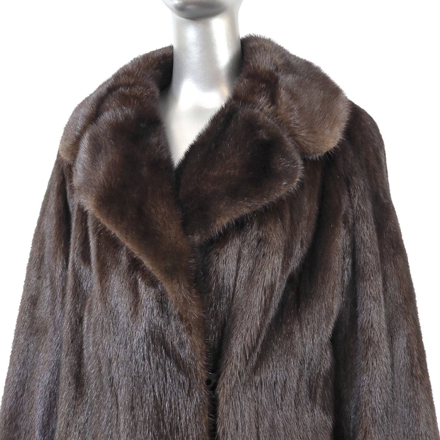 Brown Mink Coat- Size M