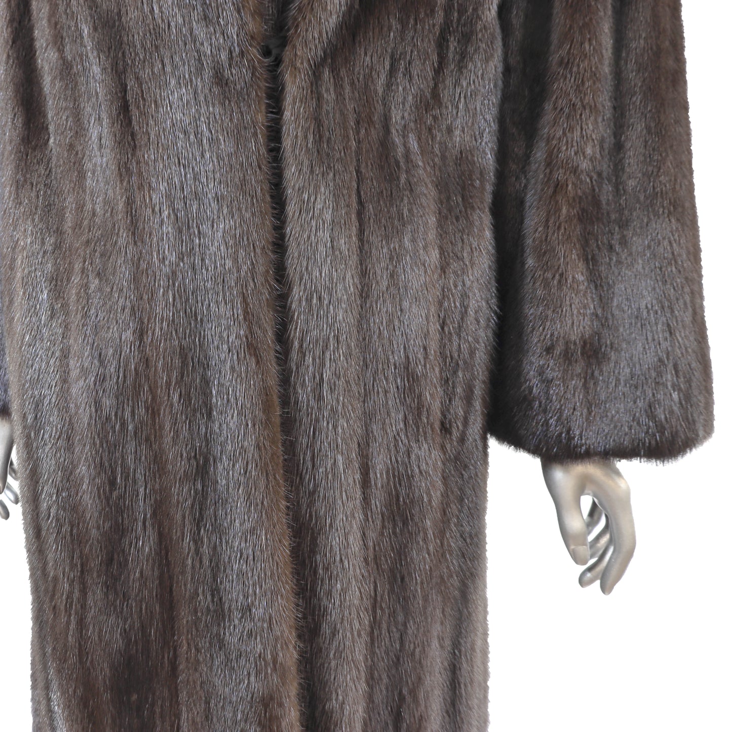 Brown Mink Coat- Size M