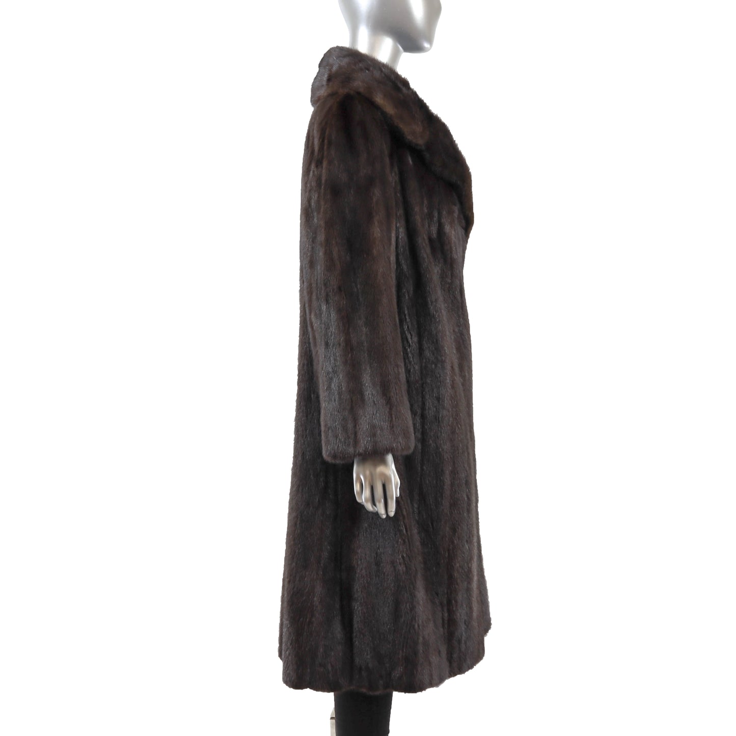 Brown Mink Coat- Size M