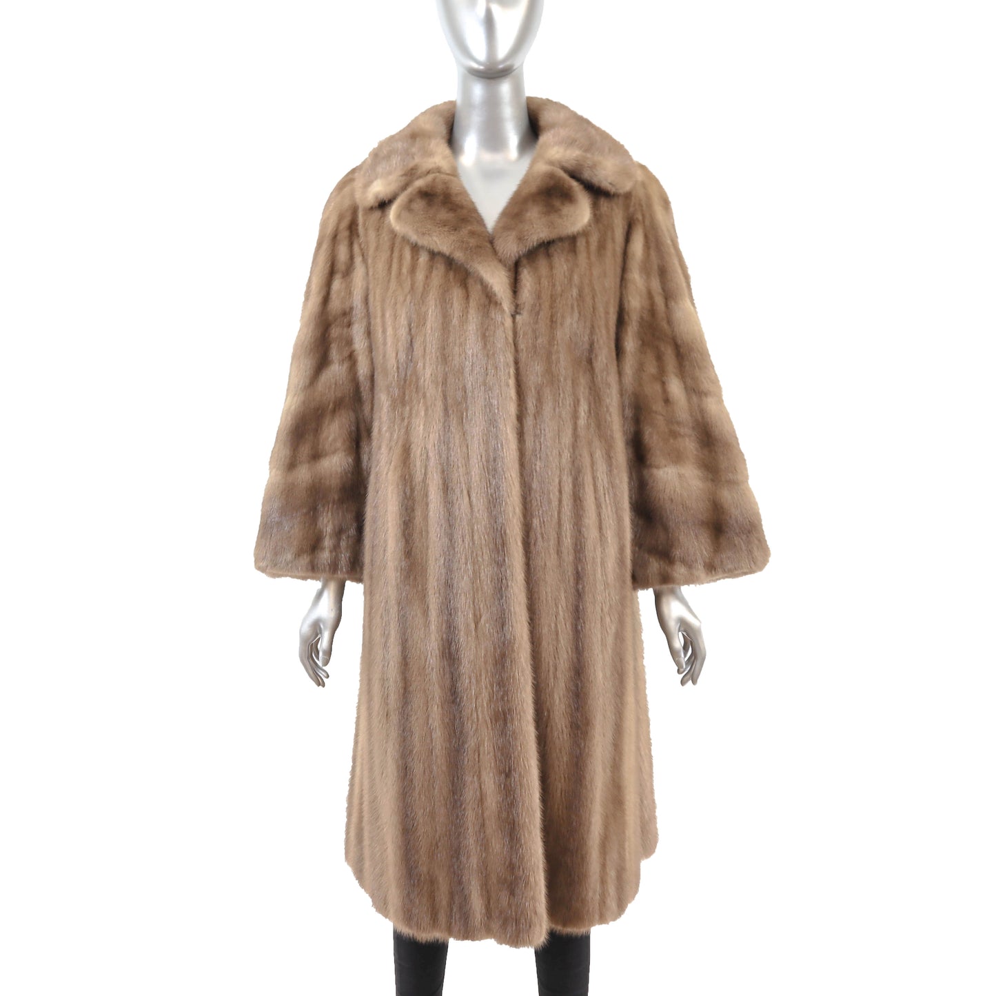 Light Brown Mink Coat- Size S