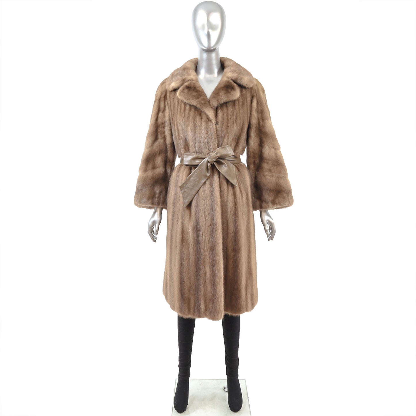 Light Brown Mink Coat- Size S