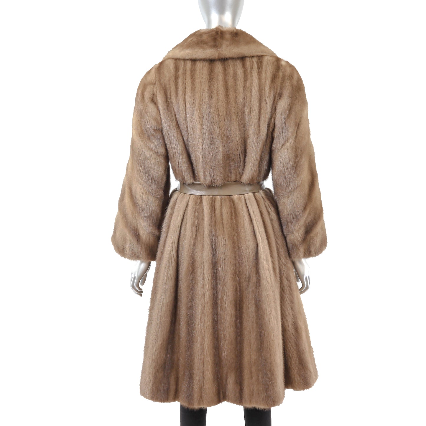 Light Brown Mink Coat- Size S