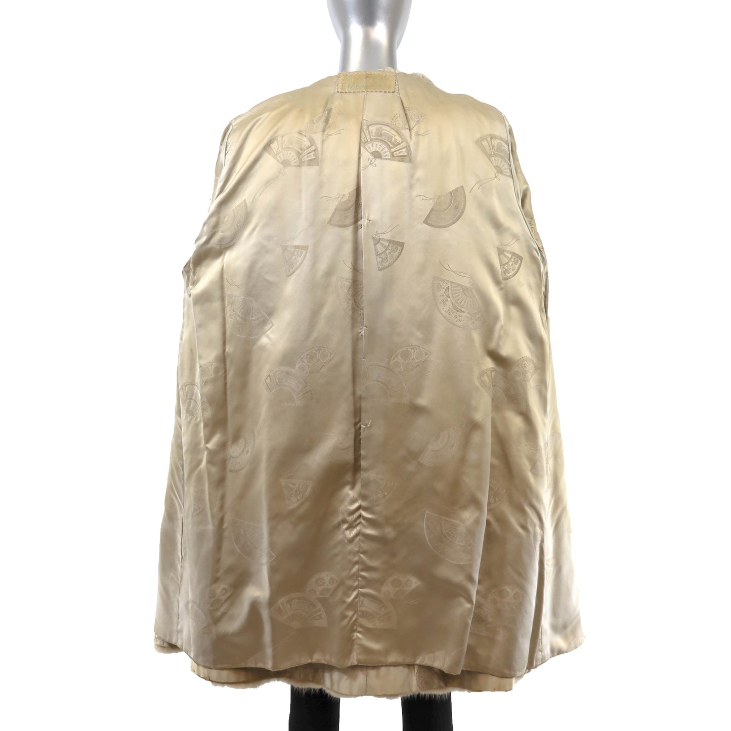 Beige Mink Coat- Size XL