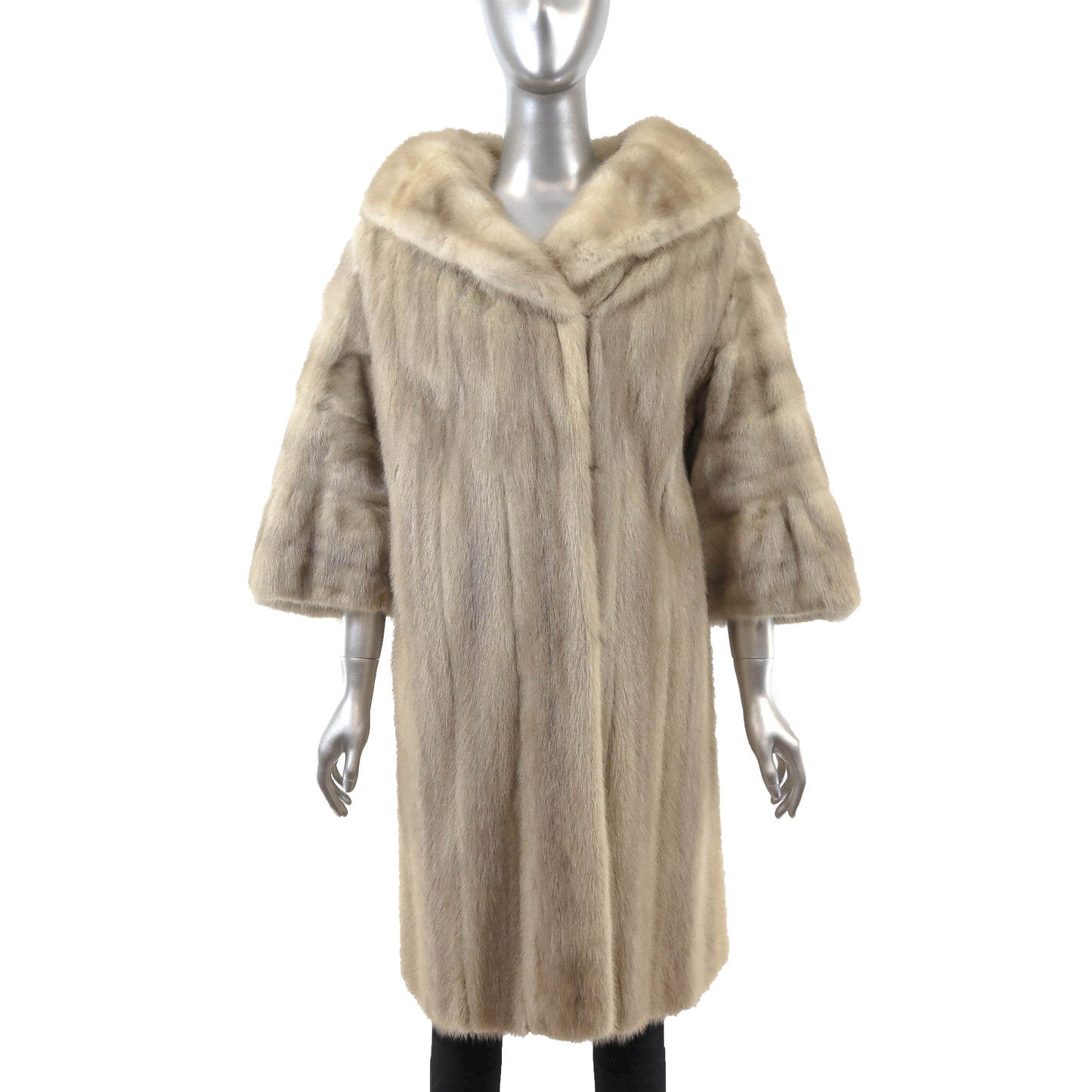 Beige Mink Coat- Size XL