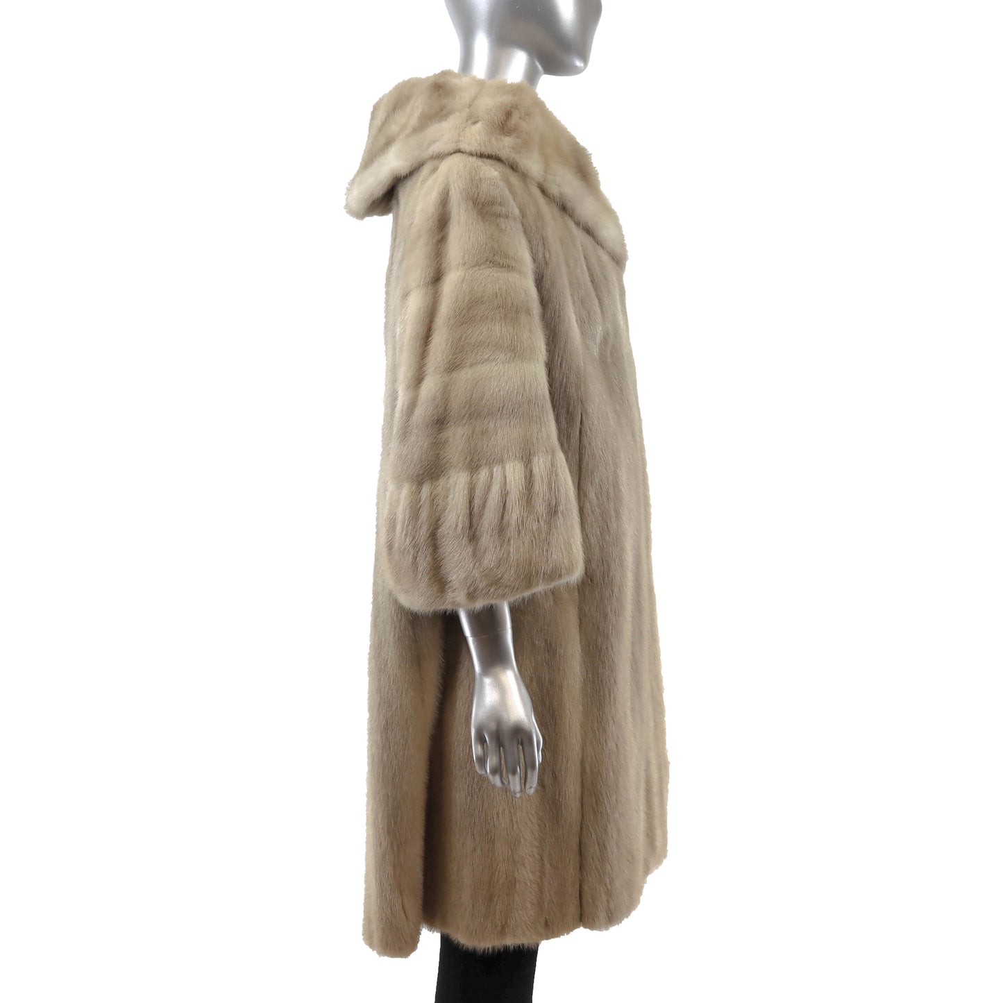 Beige Mink Coat- Size XL