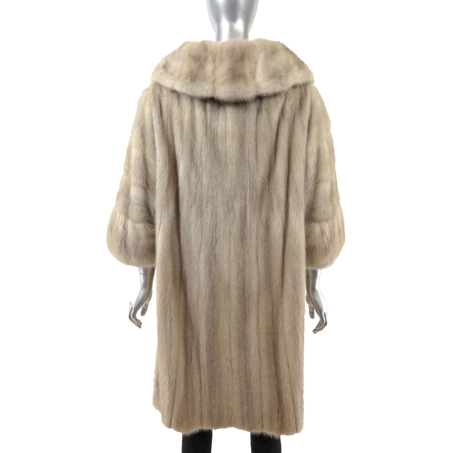 Beige Mink Coat- Size XL